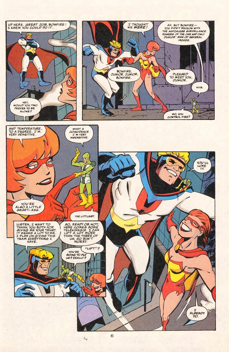 Read online Young Heroes in Love comic -  Issue #1 - 7