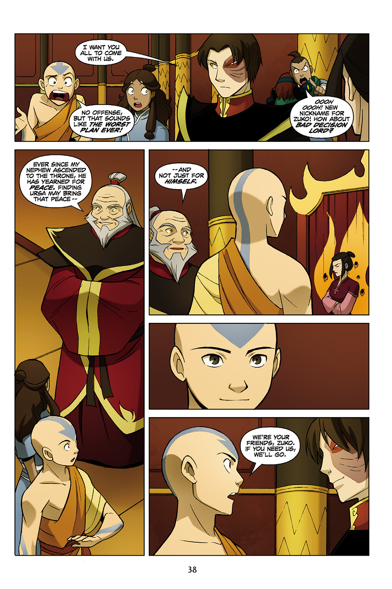 Read online Nickelodeon Avatar: The Last Airbender - The Search comic -  Issue # Part 1 - 39