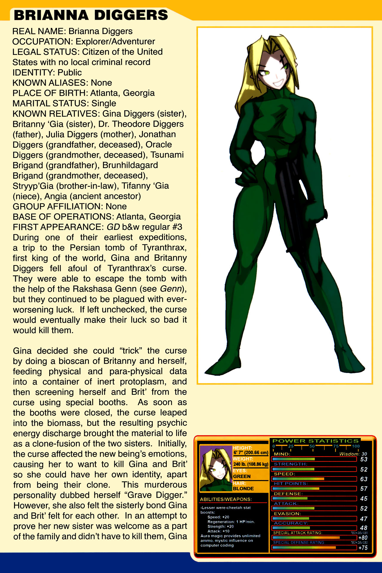 Read online Gold Digger Sourcebook: The Official Handbook of the GD Universe comic -  Issue #2 - 14