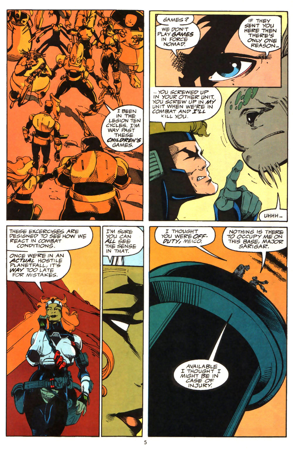 Read online Alien Legion (1987) comic -  Issue #7 - 7