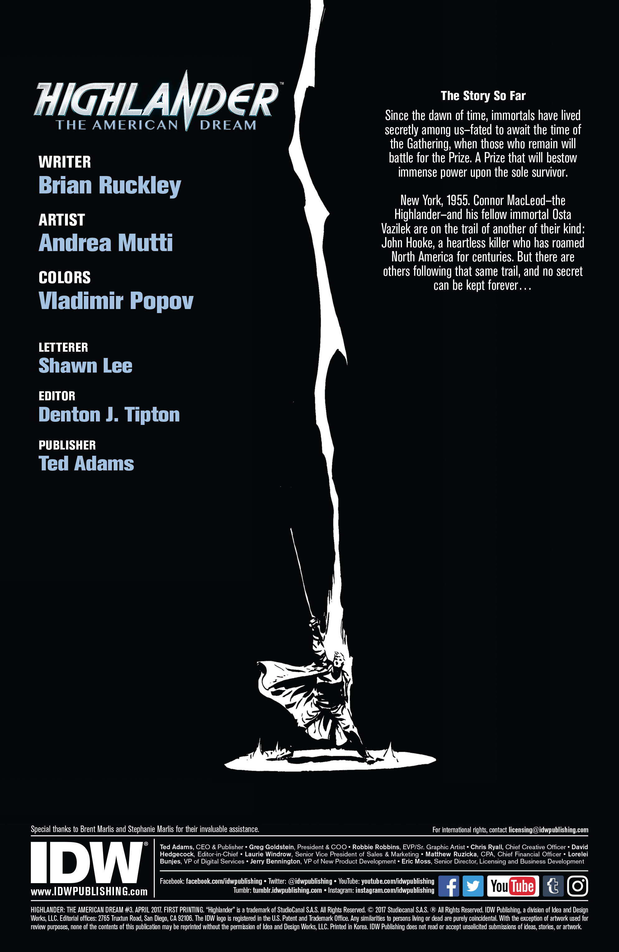 Read online Highlander: The American Dream comic -  Issue #3 - 2