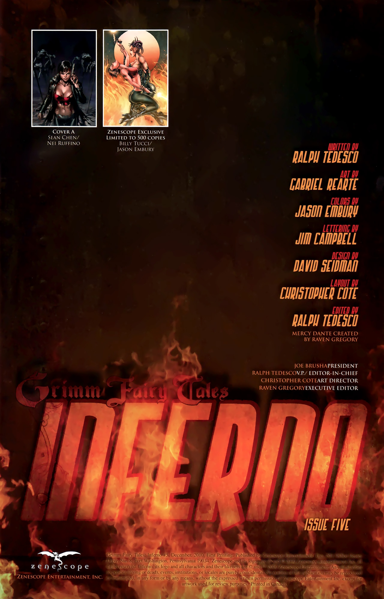 Read online Grimm Fairy Tales: Inferno comic -  Issue #5 - 2
