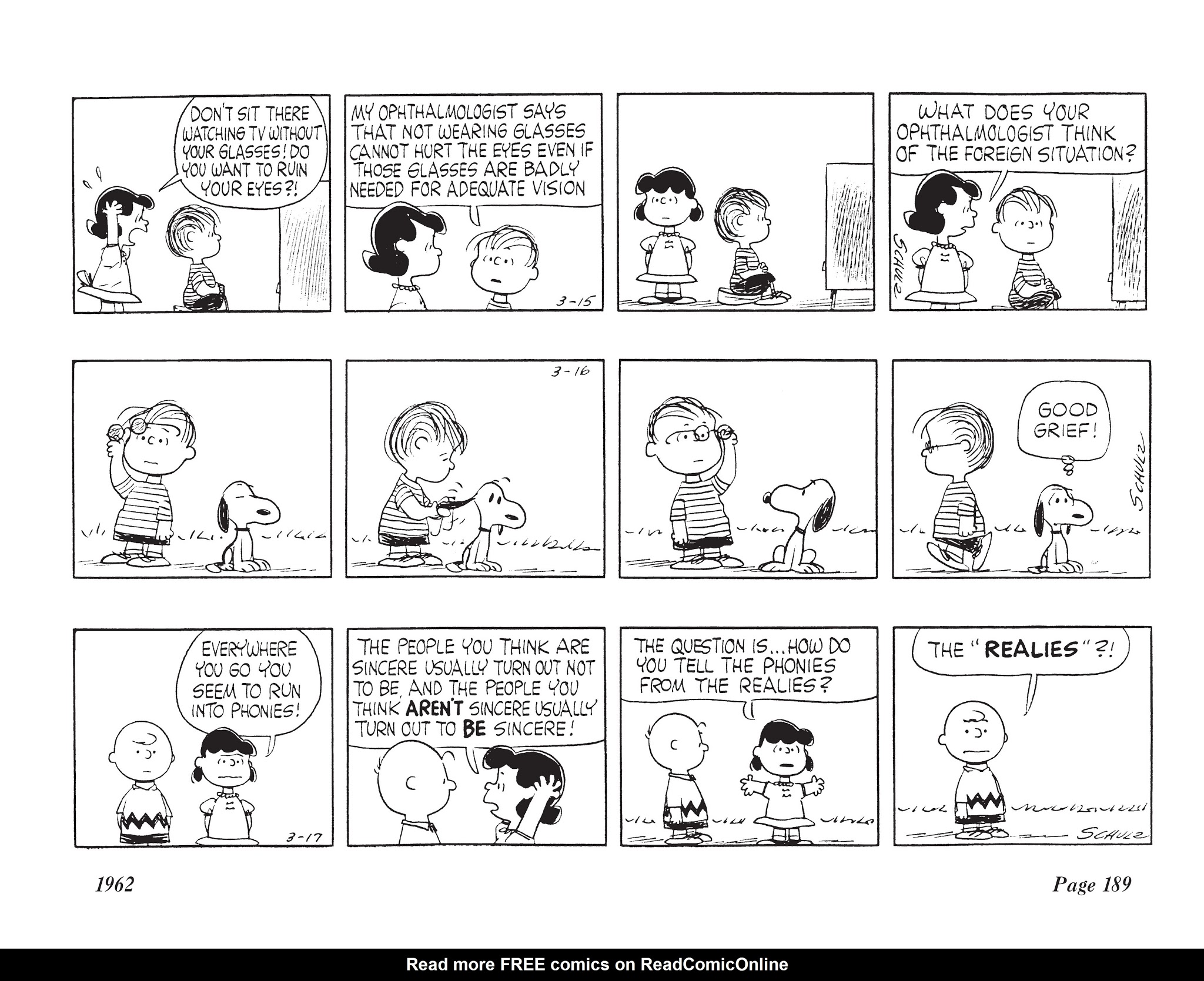 Read online The Complete Peanuts comic -  Issue # TPB 6 - 204