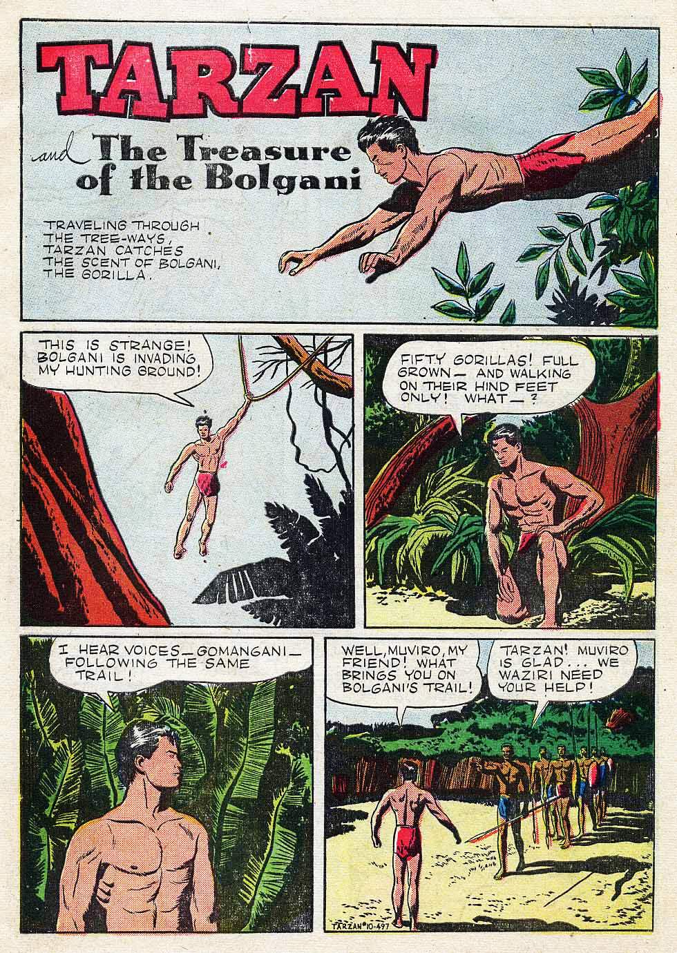 Read online Tarzan (1948) comic -  Issue #10 - 3