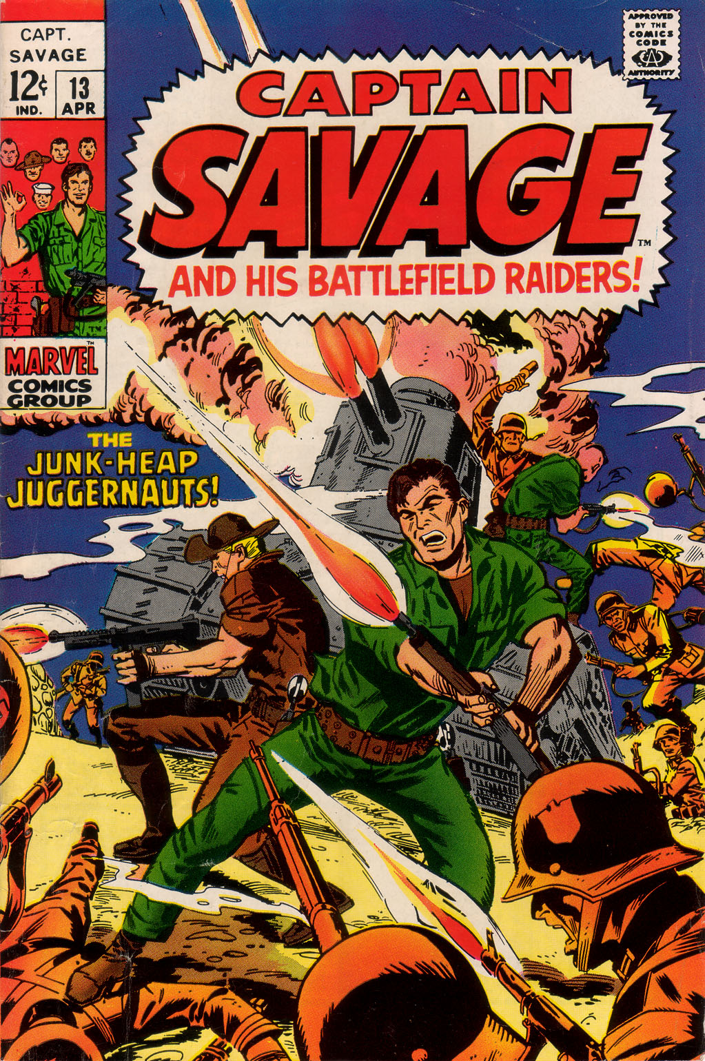 Captain Savage and his Leatherneck Raiders Issue #13 #13 - English 1