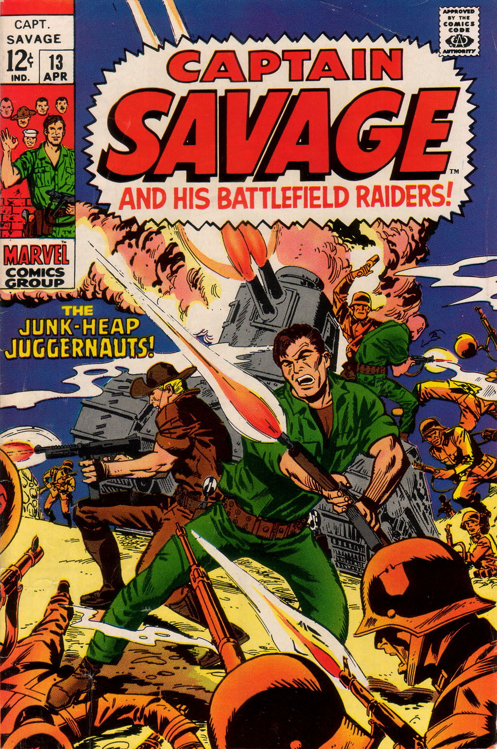 Read online Captain Savage and his Leatherneck Raiders comic -  Issue #13 - 1