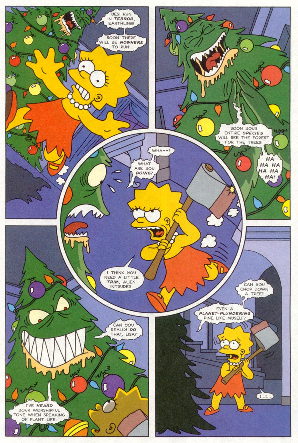 Read online Treehouse of Horror comic -  Issue #4 - 10
