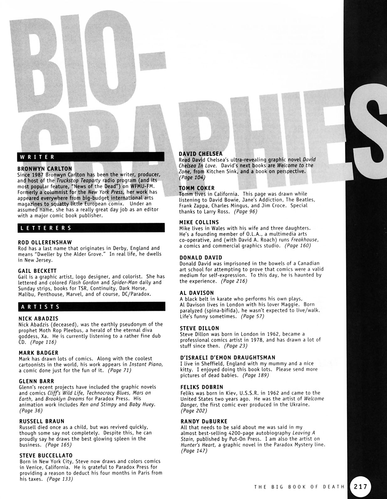 Read online The Big Book of... comic -  Issue # TPB Death - 217