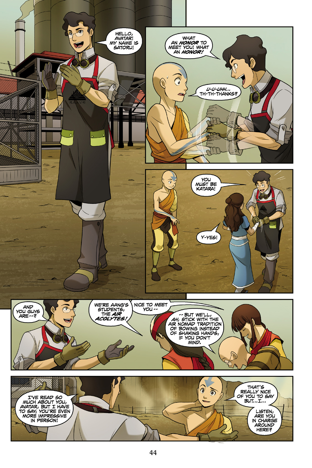 Read online Nickelodeon Avatar: The Last Airbender - The Rift comic -  Issue # Part 1 - 44