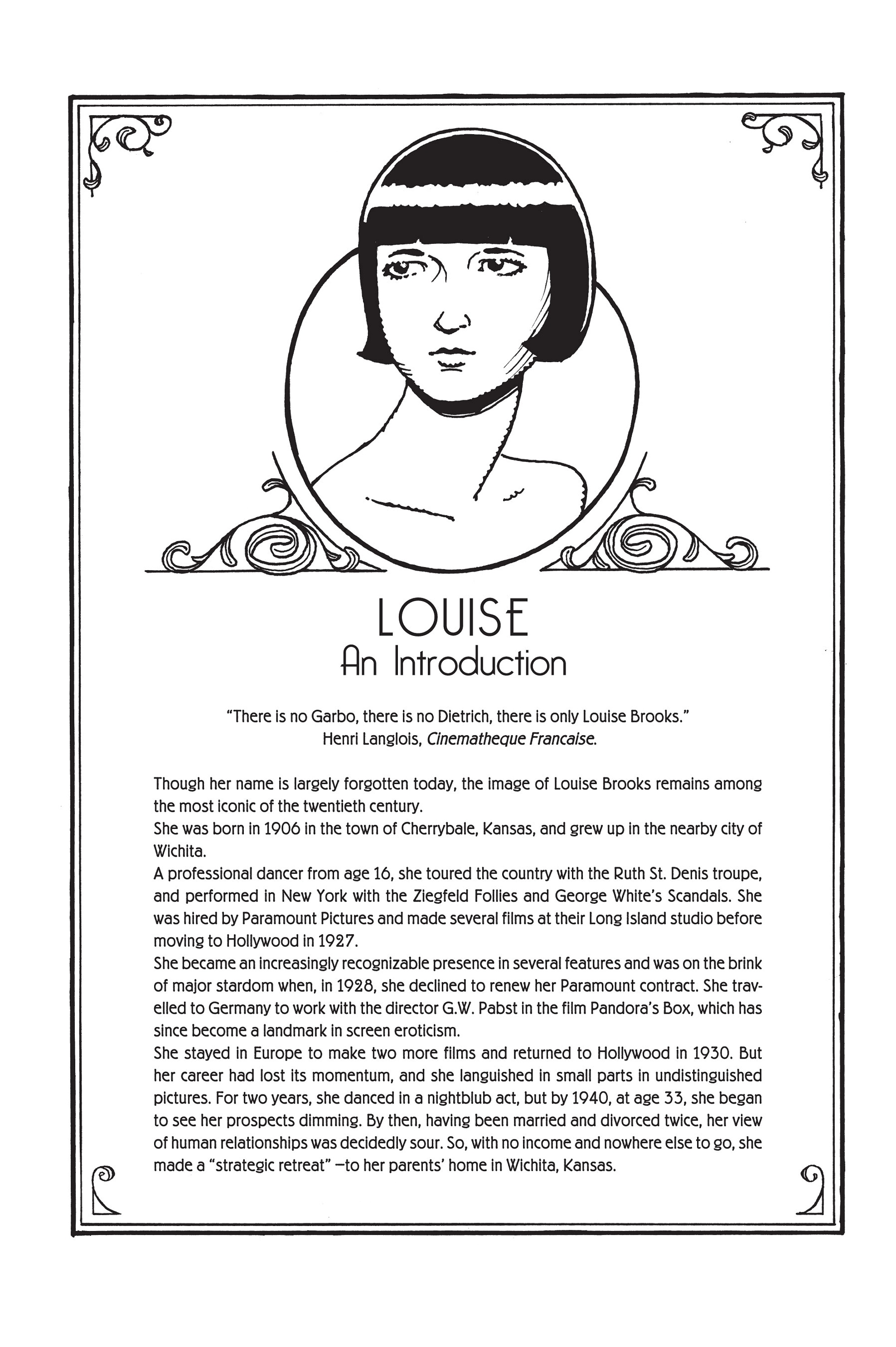 Read online Louise Brooks: Detective comic -  Issue # TPB - 6