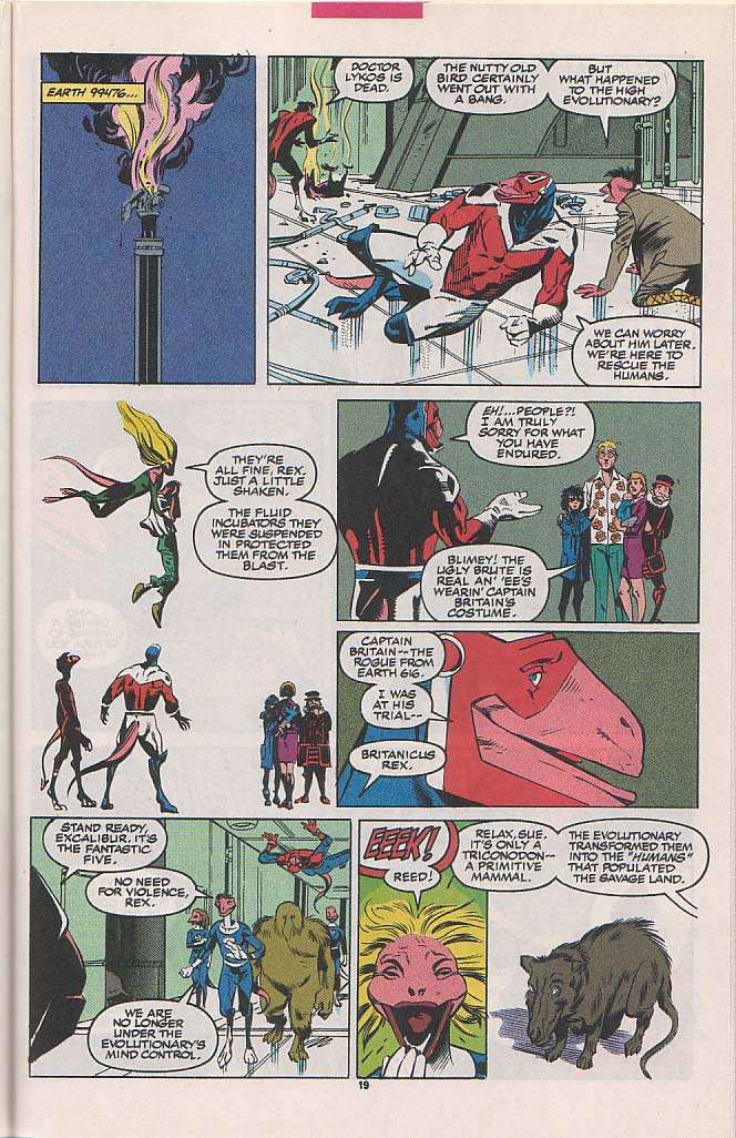 Read online Excalibur (1988) comic -  Issue #51 - 16
