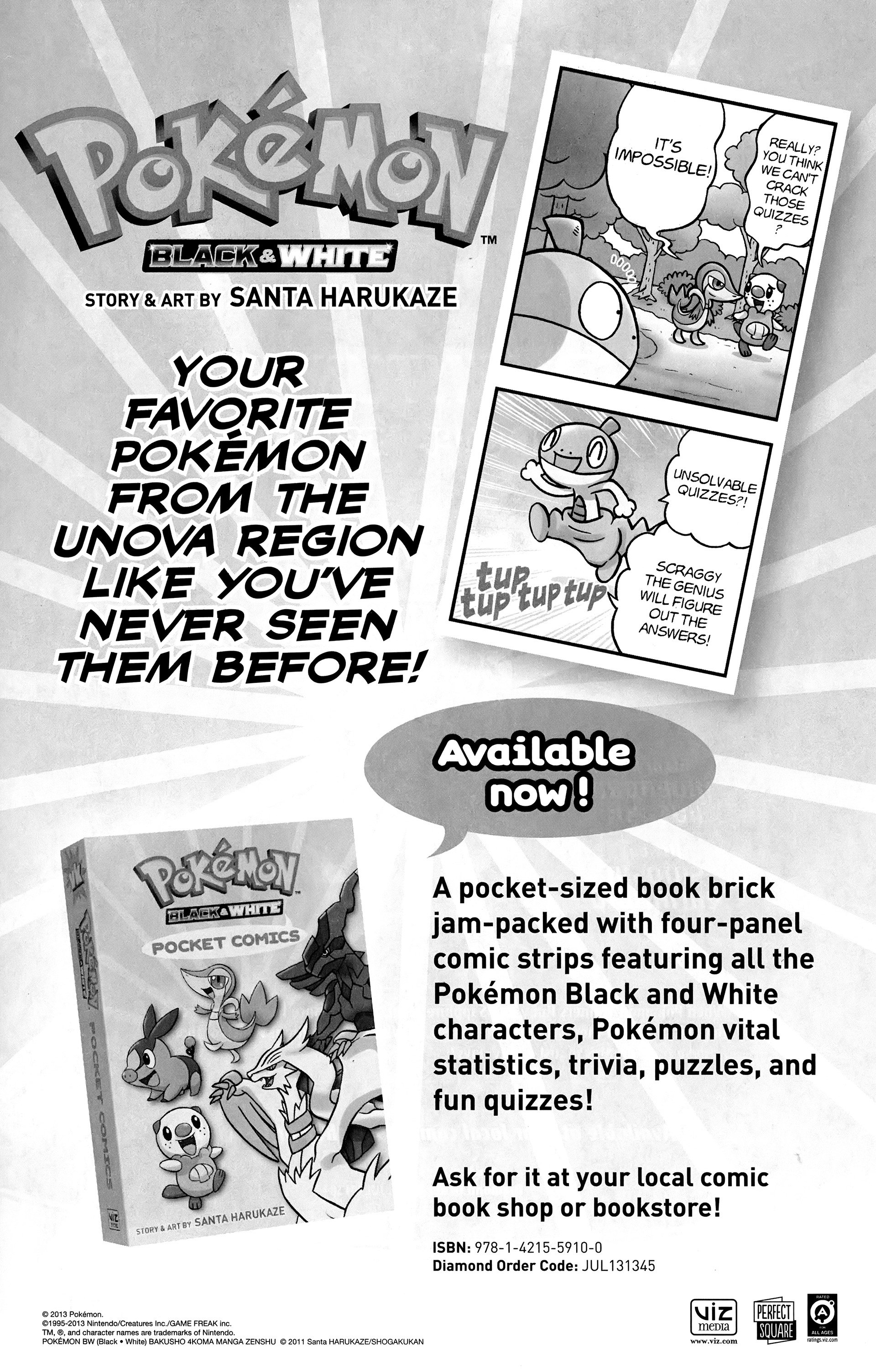 Read online Free Comic Book Day 2015 comic -  Issue # Perfect Square presents Pokemon - 9