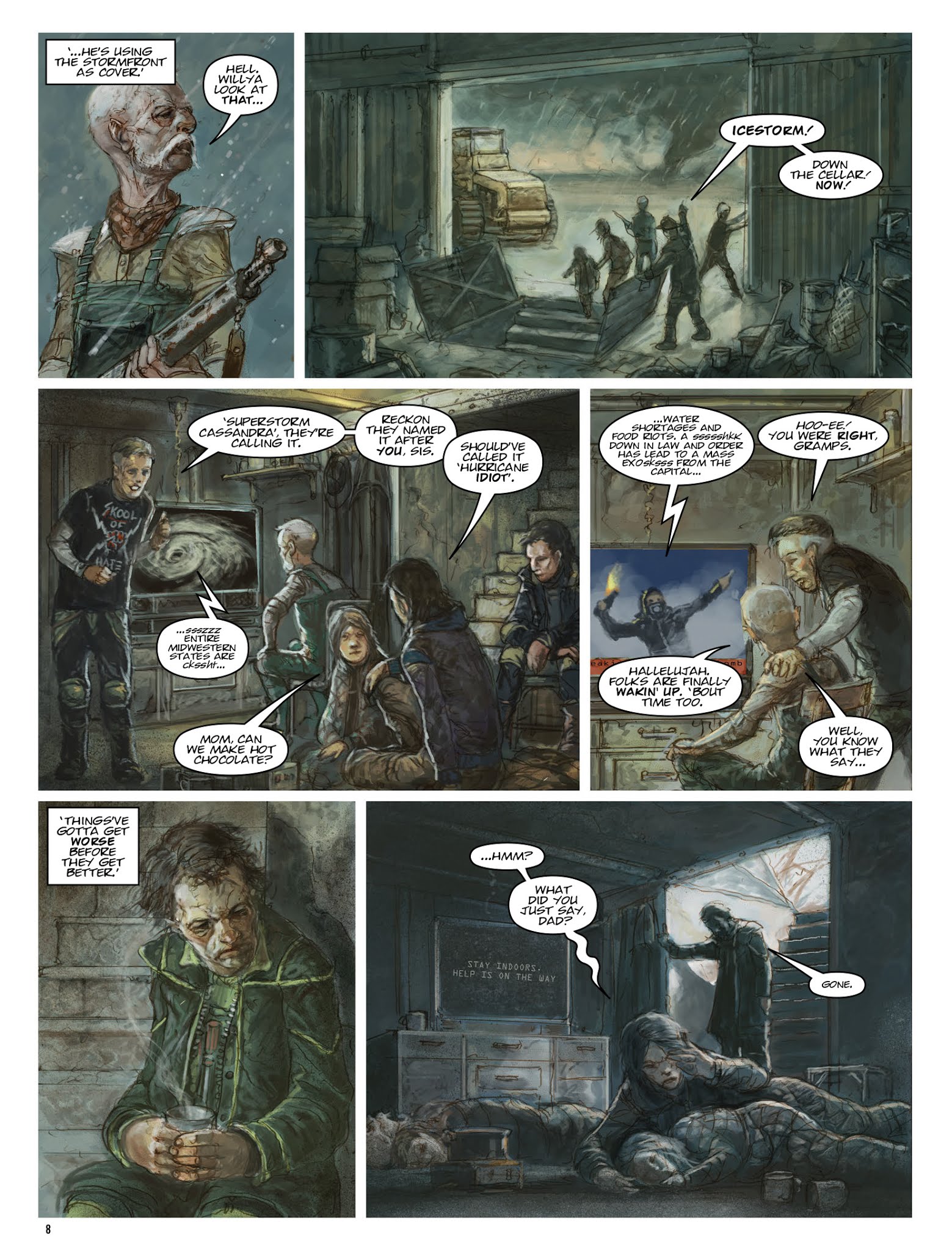 Read online The Dark Judges: The Fall of Deadworld comic -  Issue # TPB - 9