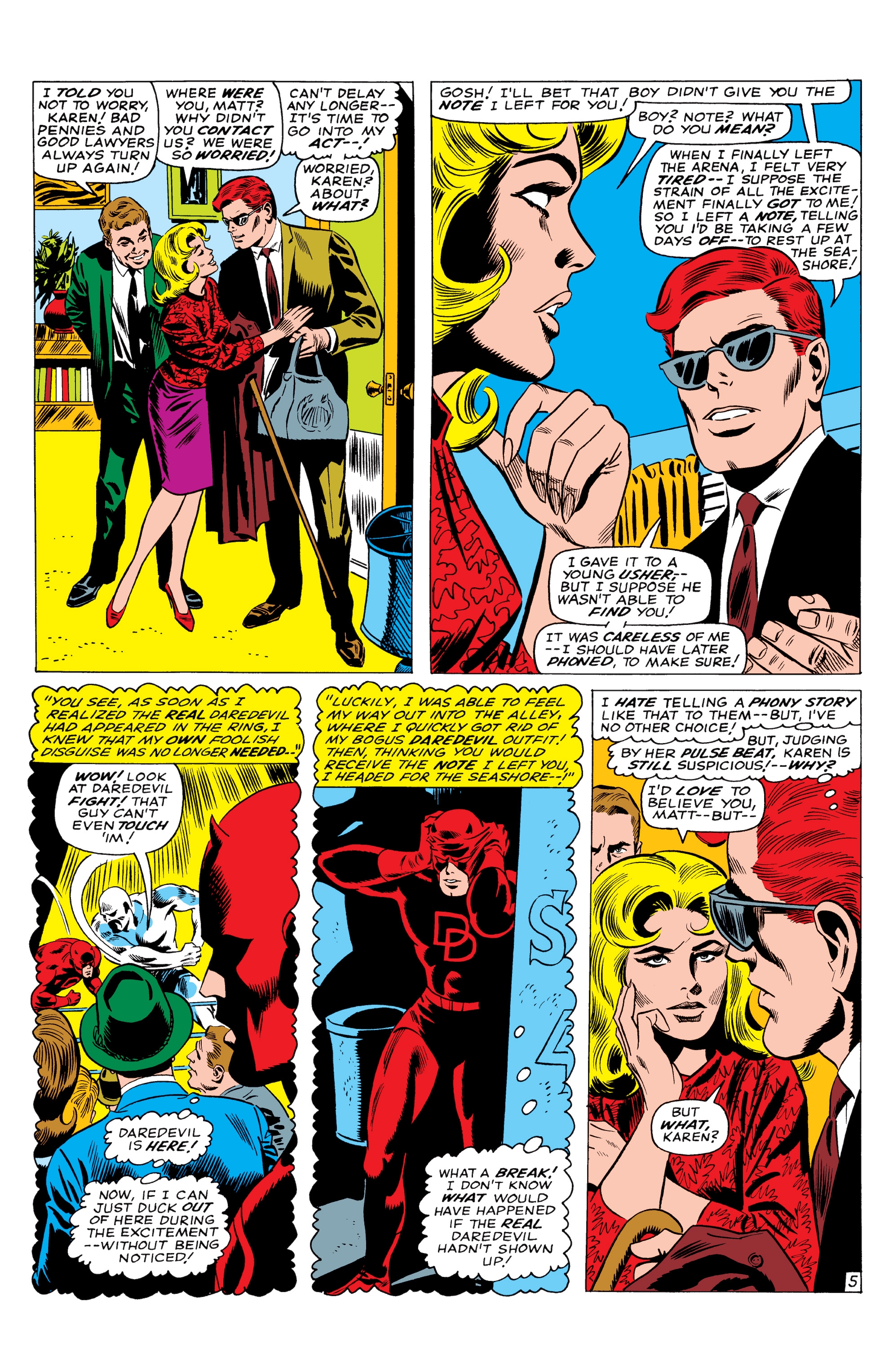 Read online Marvel Masterworks: Daredevil comic -  Issue # TPB 3 (Part 1) - 74