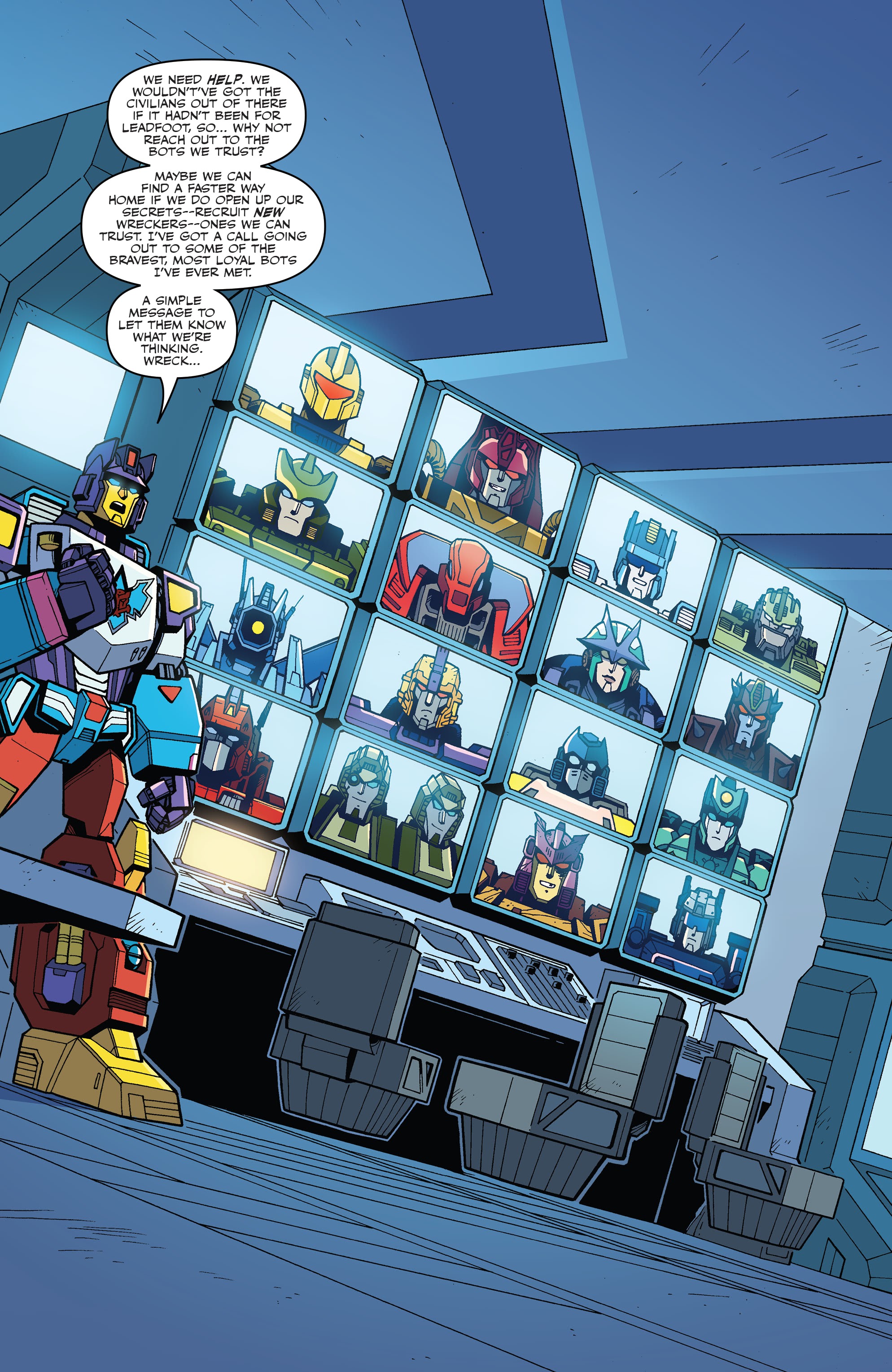 Read online Transformers: Wreckers-Tread and Circuits comic -  Issue #4 - 23