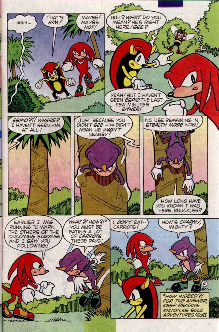 Read online Knuckles' Chaotix comic -  Issue # Full - 37