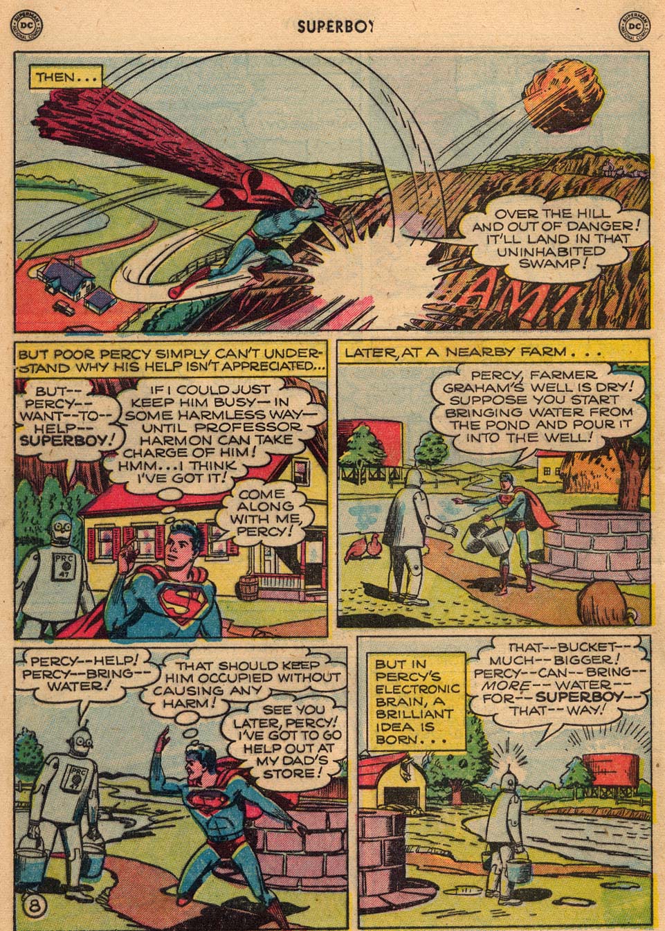 Read online Superboy (1949) comic -  Issue #9 - 9