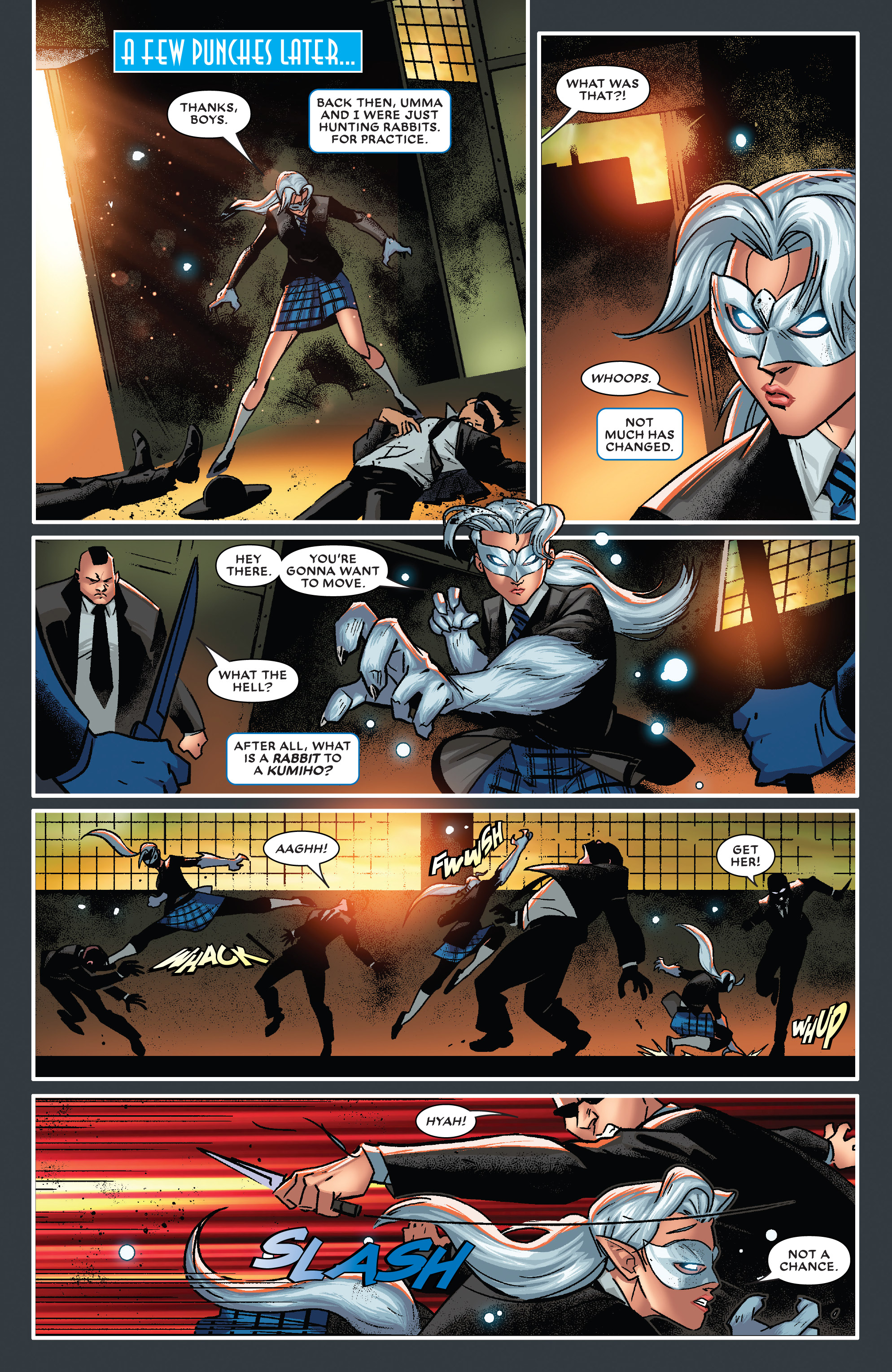 Read online Future Fight Firsts: Luna Snow comic -  Issue #Future Fight Firsts White Fox - 17