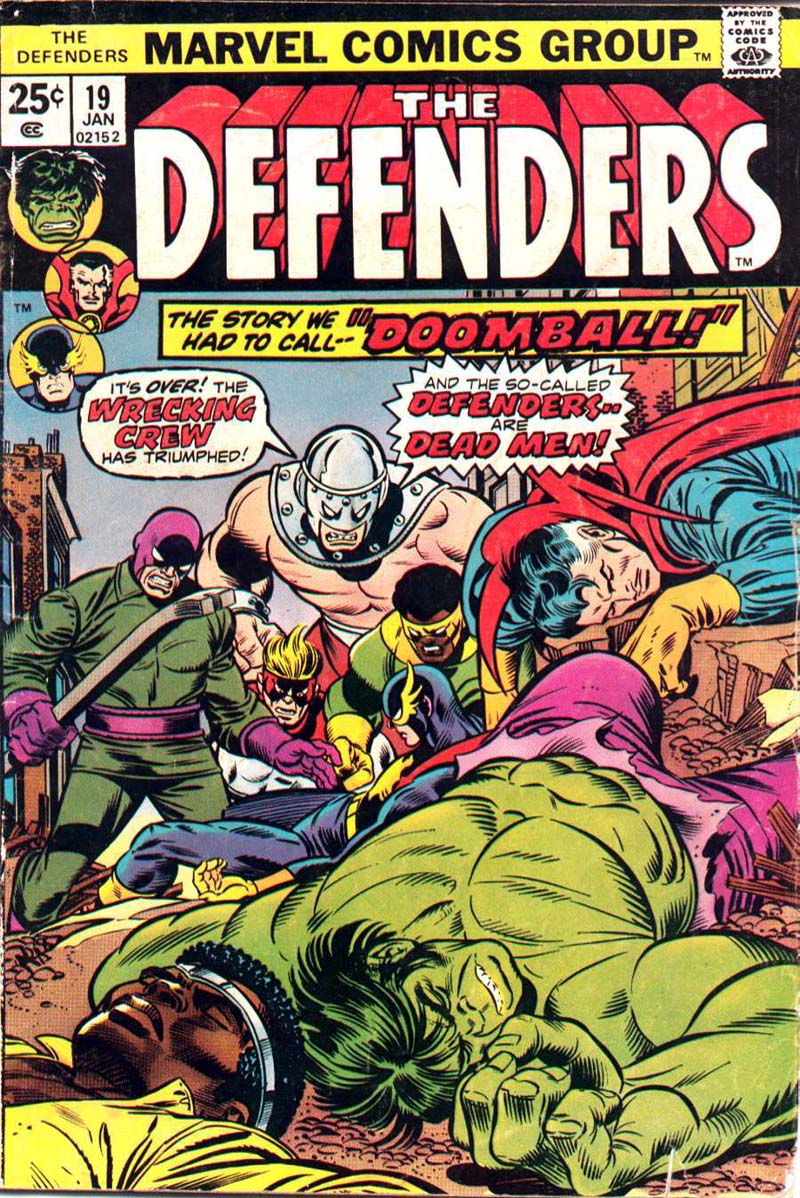 Read online The Defenders (1972) comic -  Issue #19 - 1