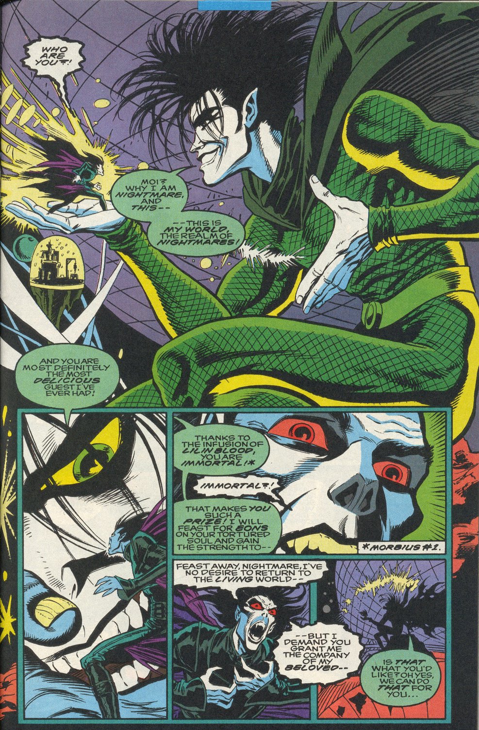 Read online Morbius: The Living Vampire (1992) comic -  Issue #9 - 12