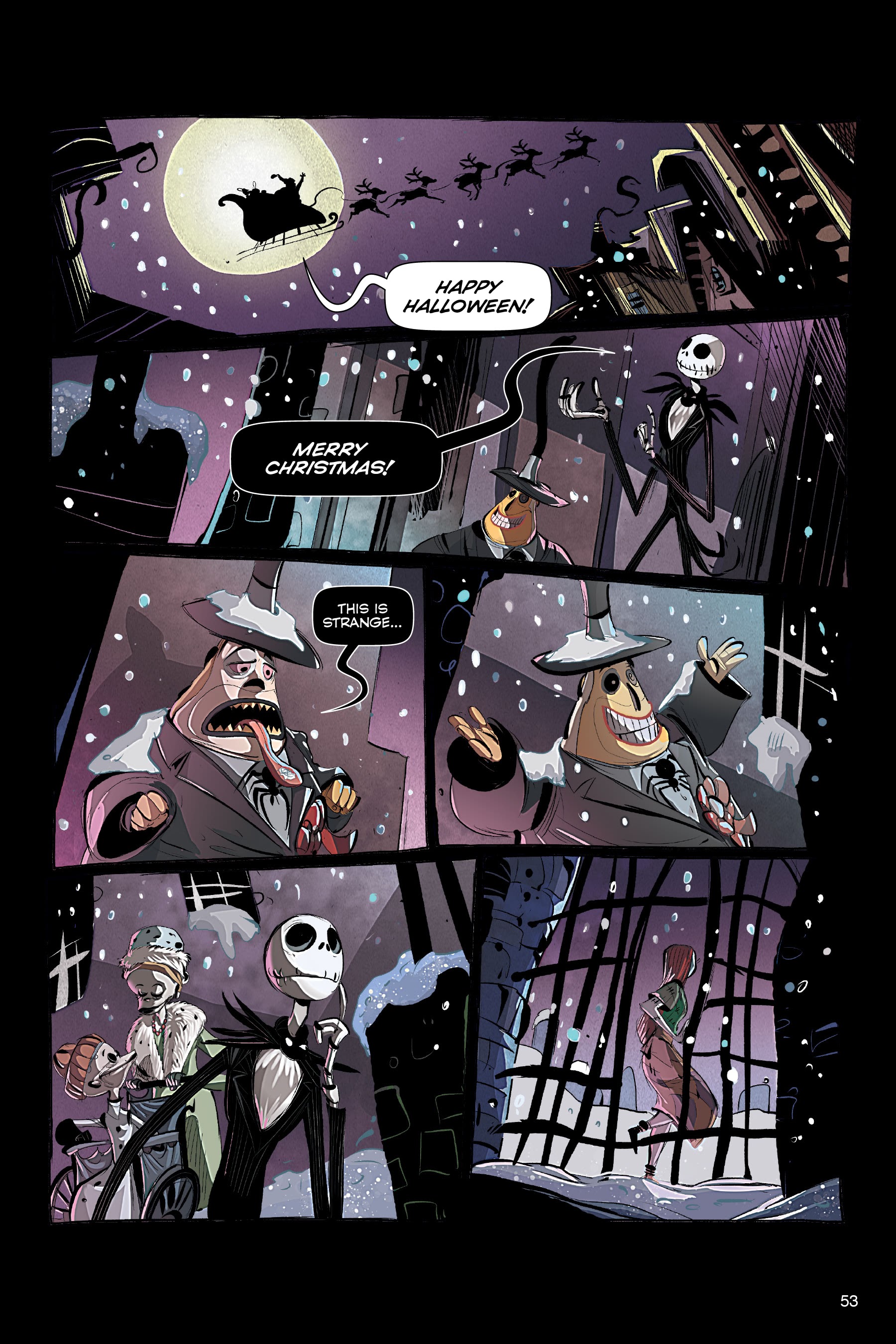 Read online Disney The Nightmare Before Christmas: The Story of the Movie in Comics comic -  Issue # Full - 52