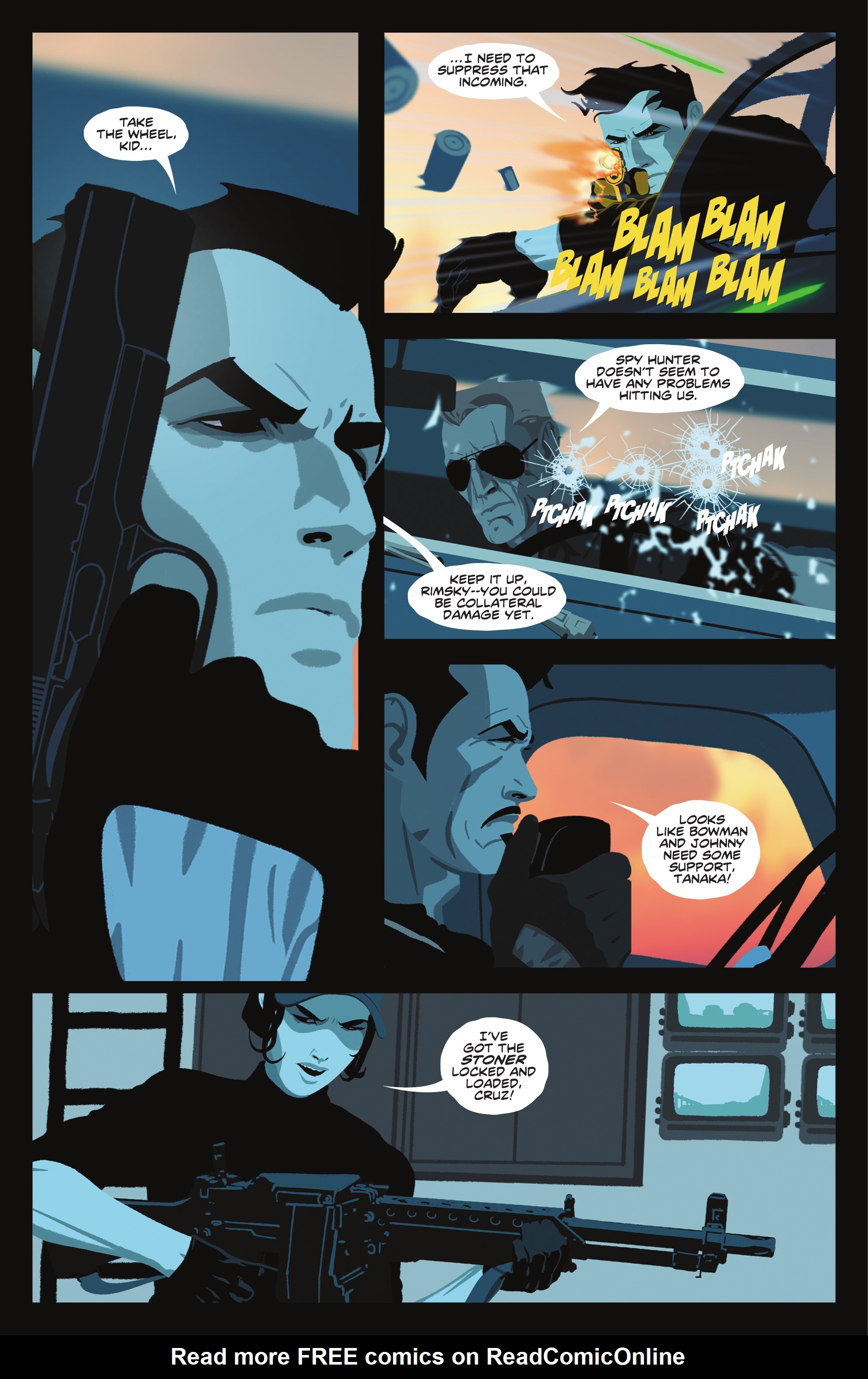 Read online Spy Hunter & Paper Boy comic -  Issue #6 - 4