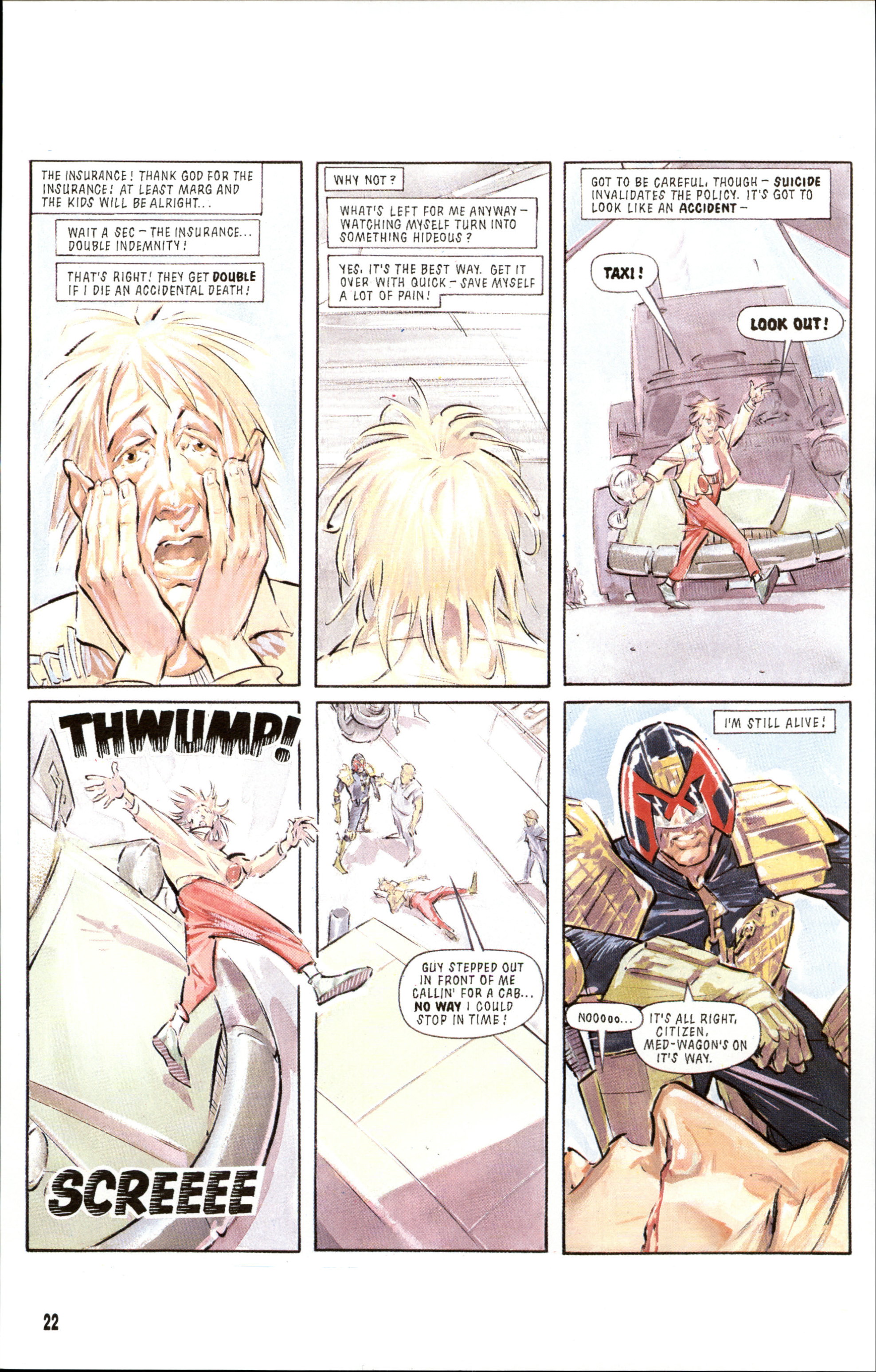 Read online Dredd Rules! comic -  Issue #8 - 24