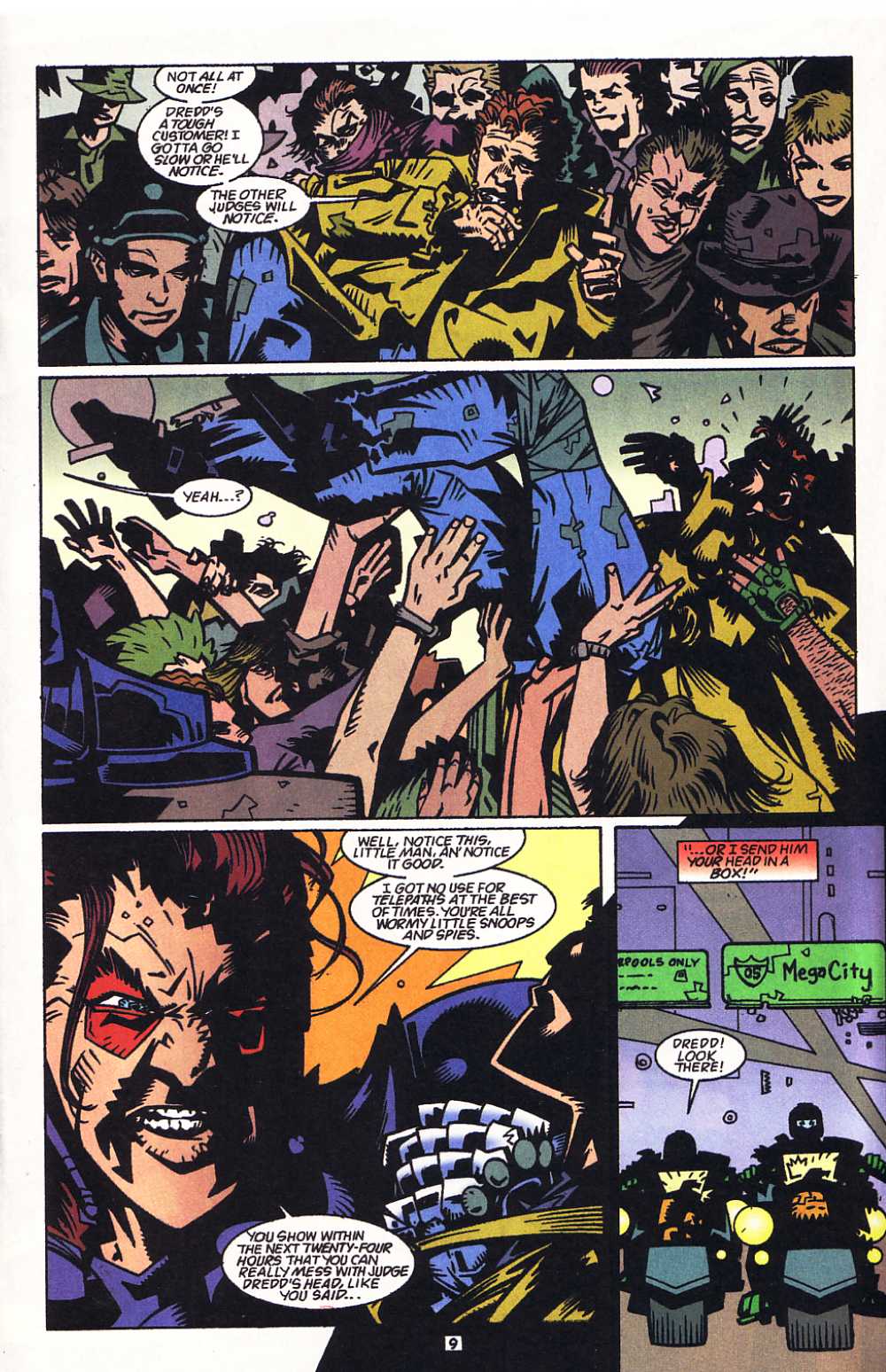 Read online Judge Dredd: Legends of the Law comic -  Issue #8 - 10