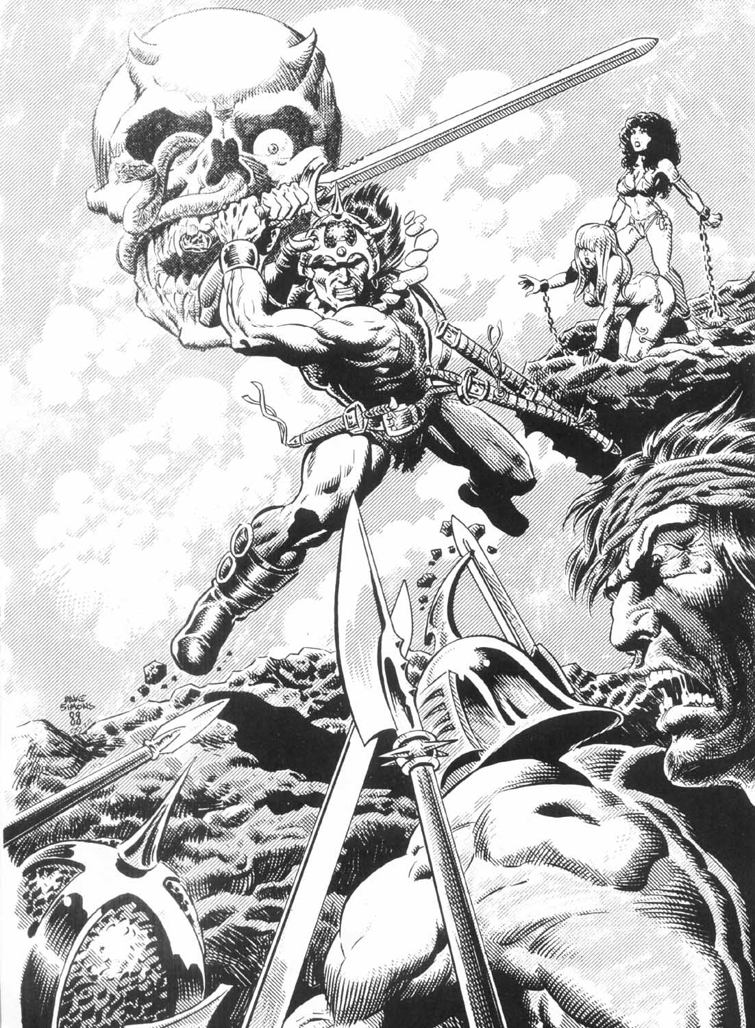 Read online The Savage Sword Of Conan comic -  Issue #156 - 59