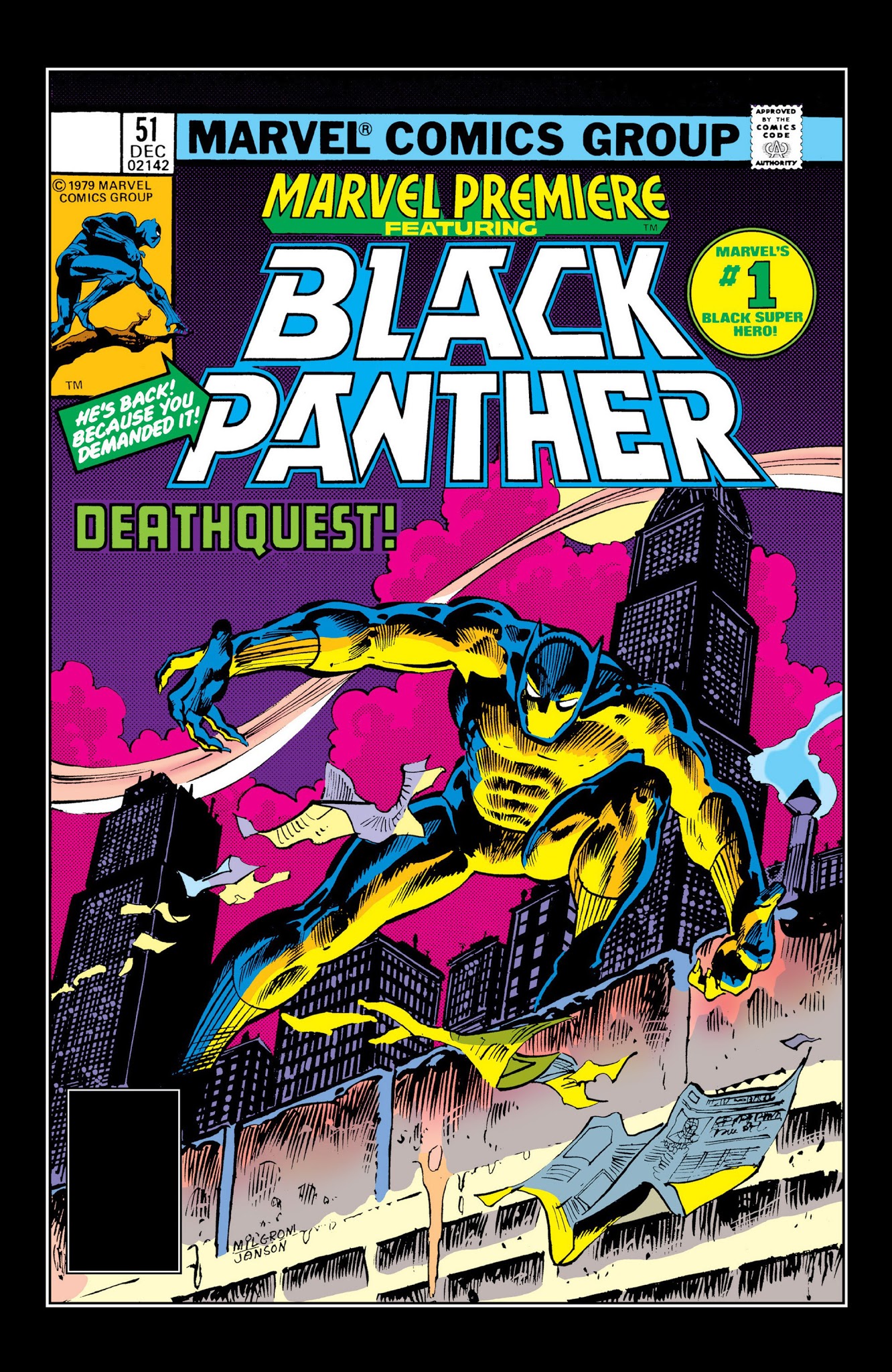 Read online Marvel Masterworks: The Black Panther comic -  Issue # TPB 2 - 273