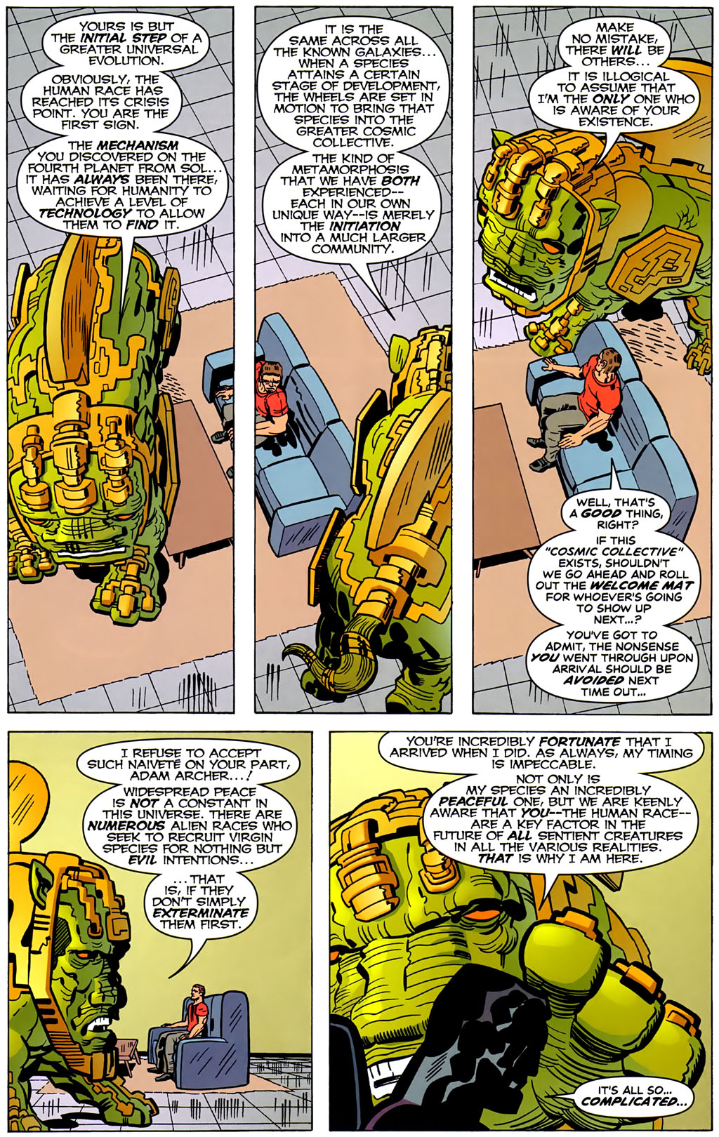 Read online Gødland comic -  Issue #6 - 11