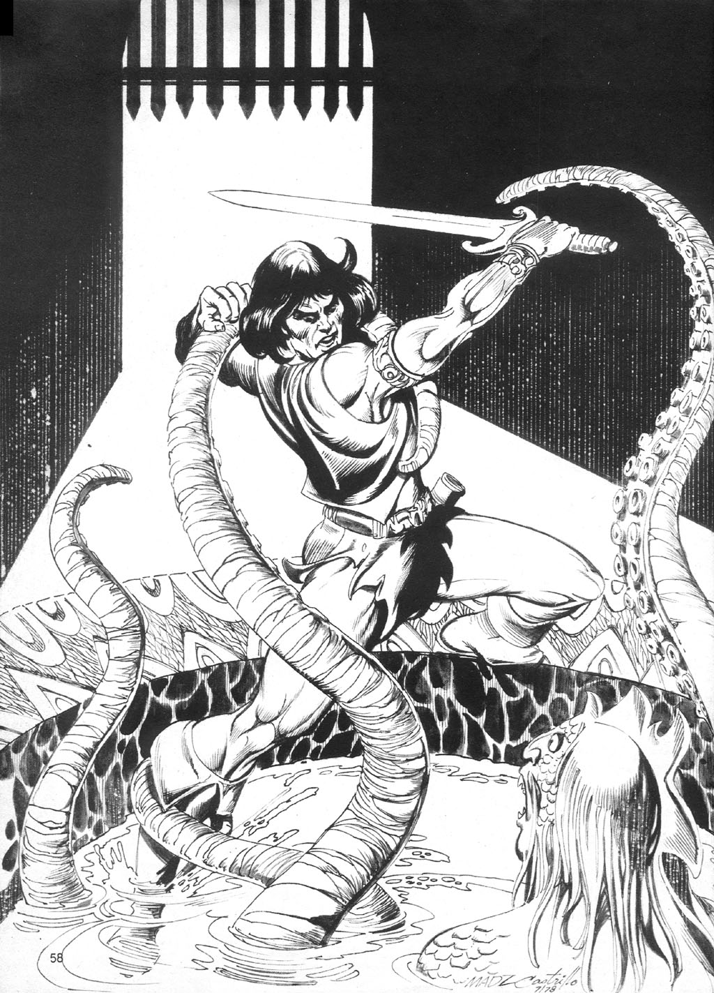 Read online The Savage Sword Of Conan comic -  Issue #90 - 56