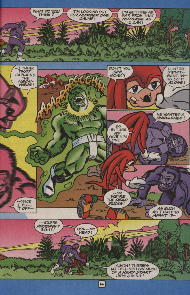 Read online Knuckles the Echidna comic -  Issue #31 - 19