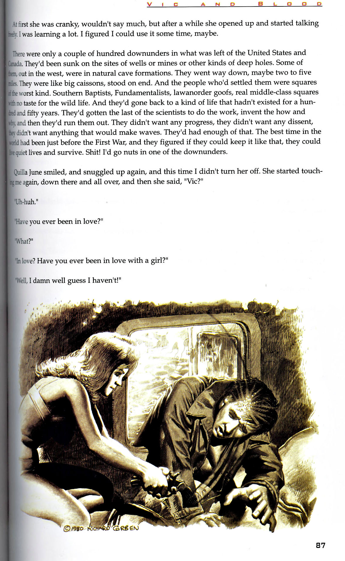 Read online Vic and Blood comic -  Issue # TPB - 88