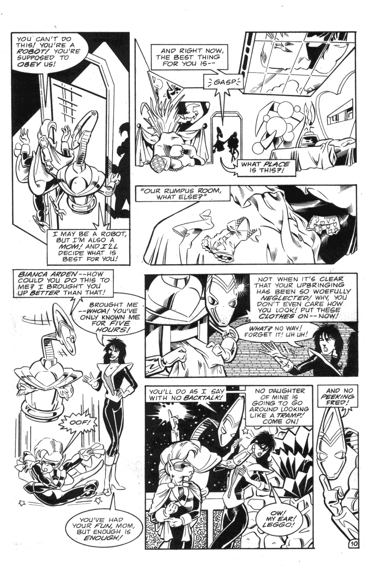 Read online Aristocratic Xtraterrestrial Time-Traveling Thieves comic -  Issue #3 - 12