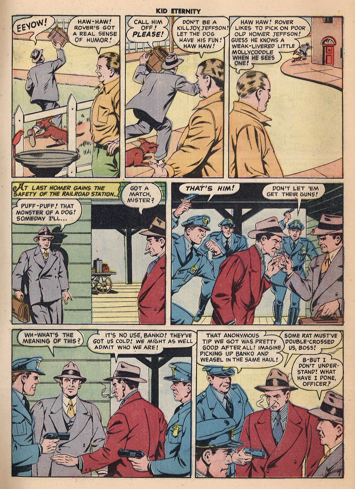 Read online Kid Eternity (1946) comic -  Issue #18 - 10