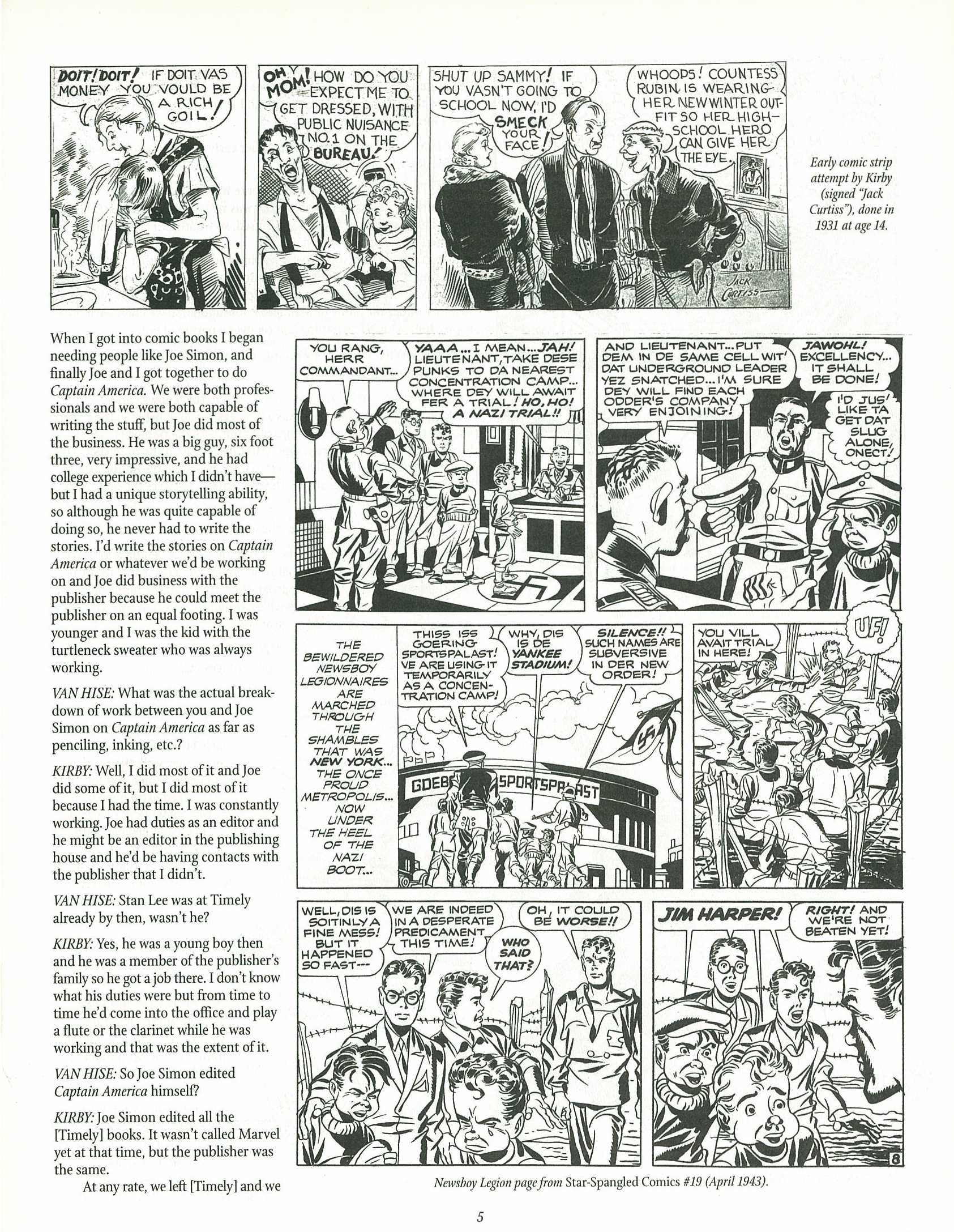 Read online The Jack Kirby Collector comic -  Issue #25 - 5