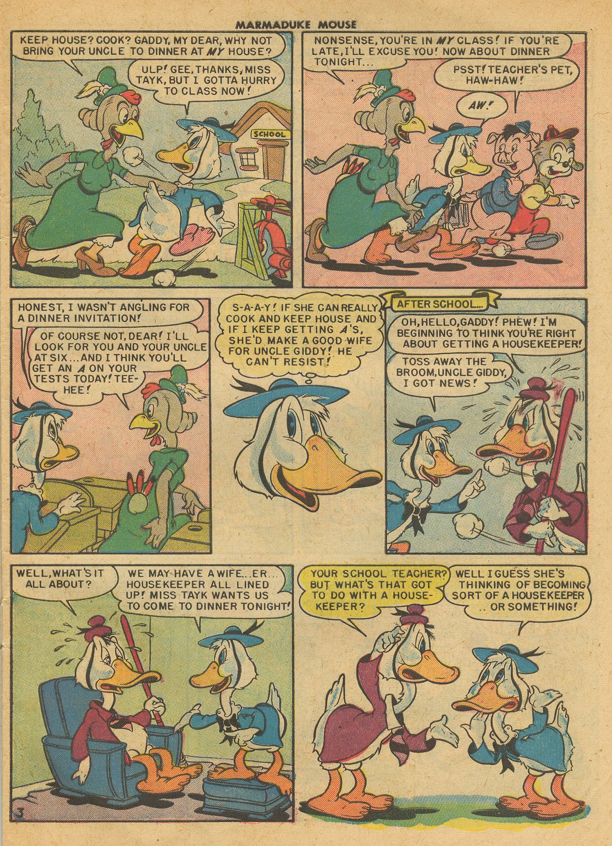 Read online Marmaduke Mouse comic -  Issue #52 - 29