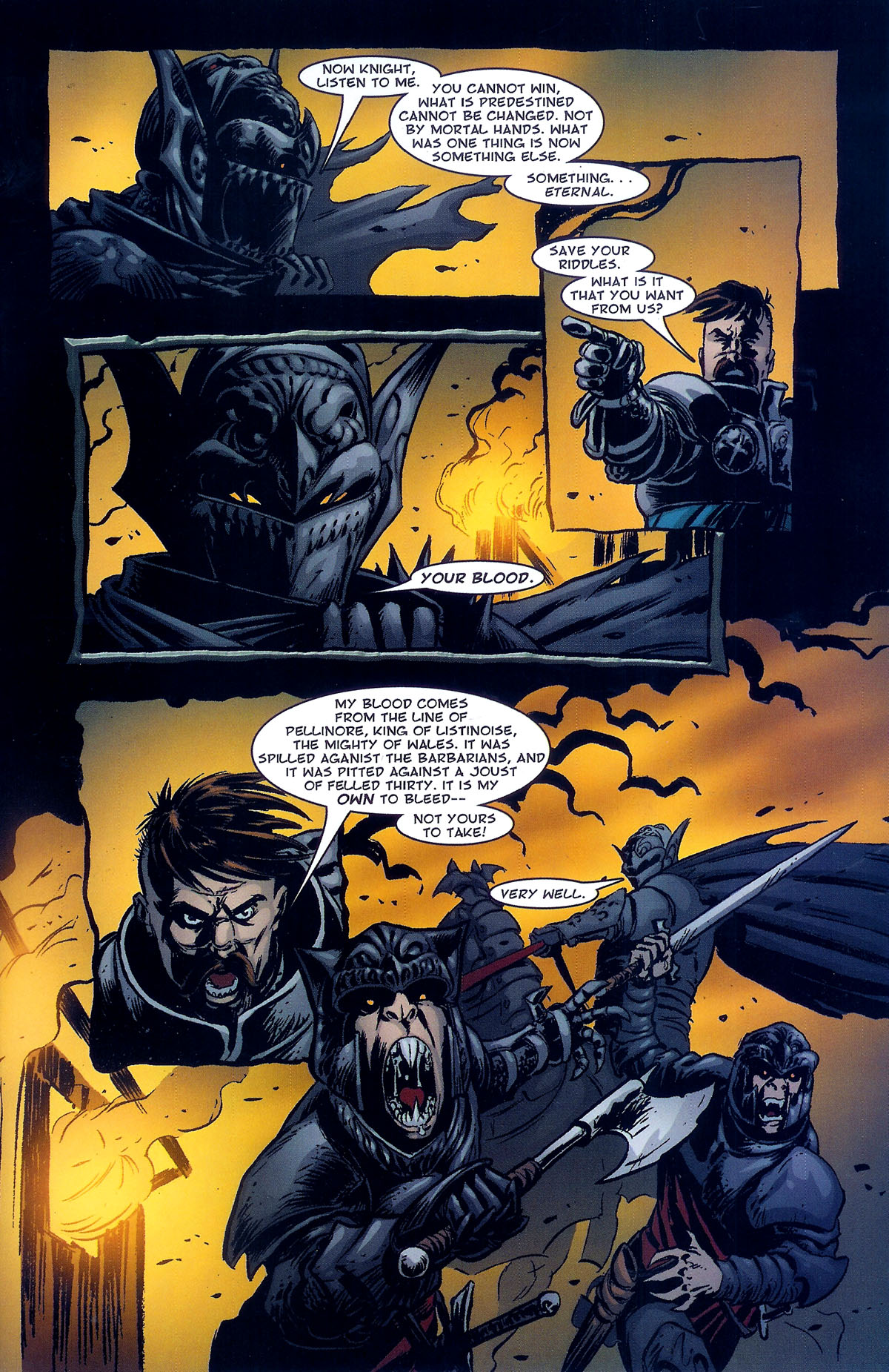 Read online Dracula vs King Arthur comic -  Issue #3 - 7