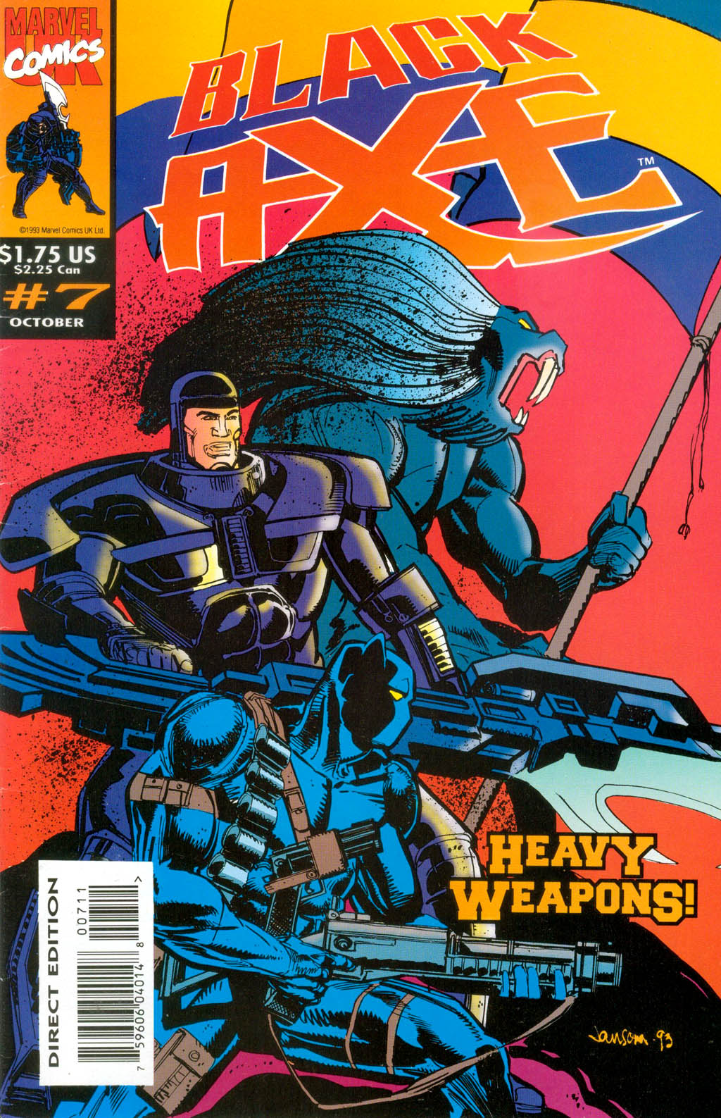 Read online Black Axe comic -  Issue #7 - 1
