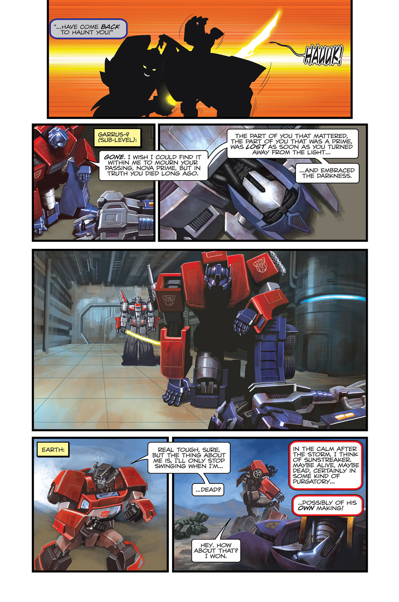 Read online Transformers Spotlight: Sideswipe comic -  Issue # Full - 24