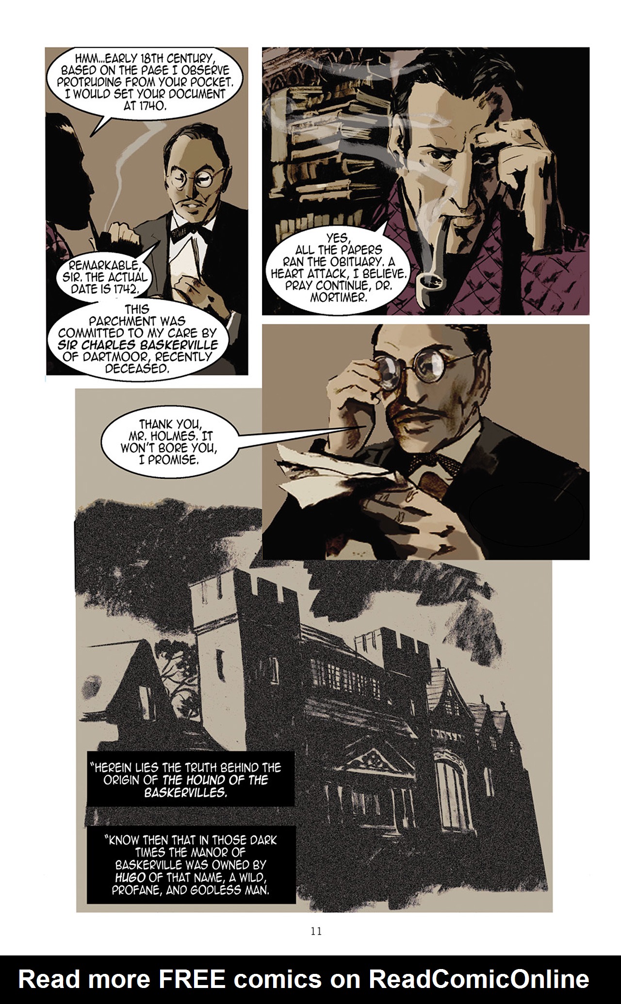 Read online The Hound of the Baskervilles comic -  Issue # TPB - 12