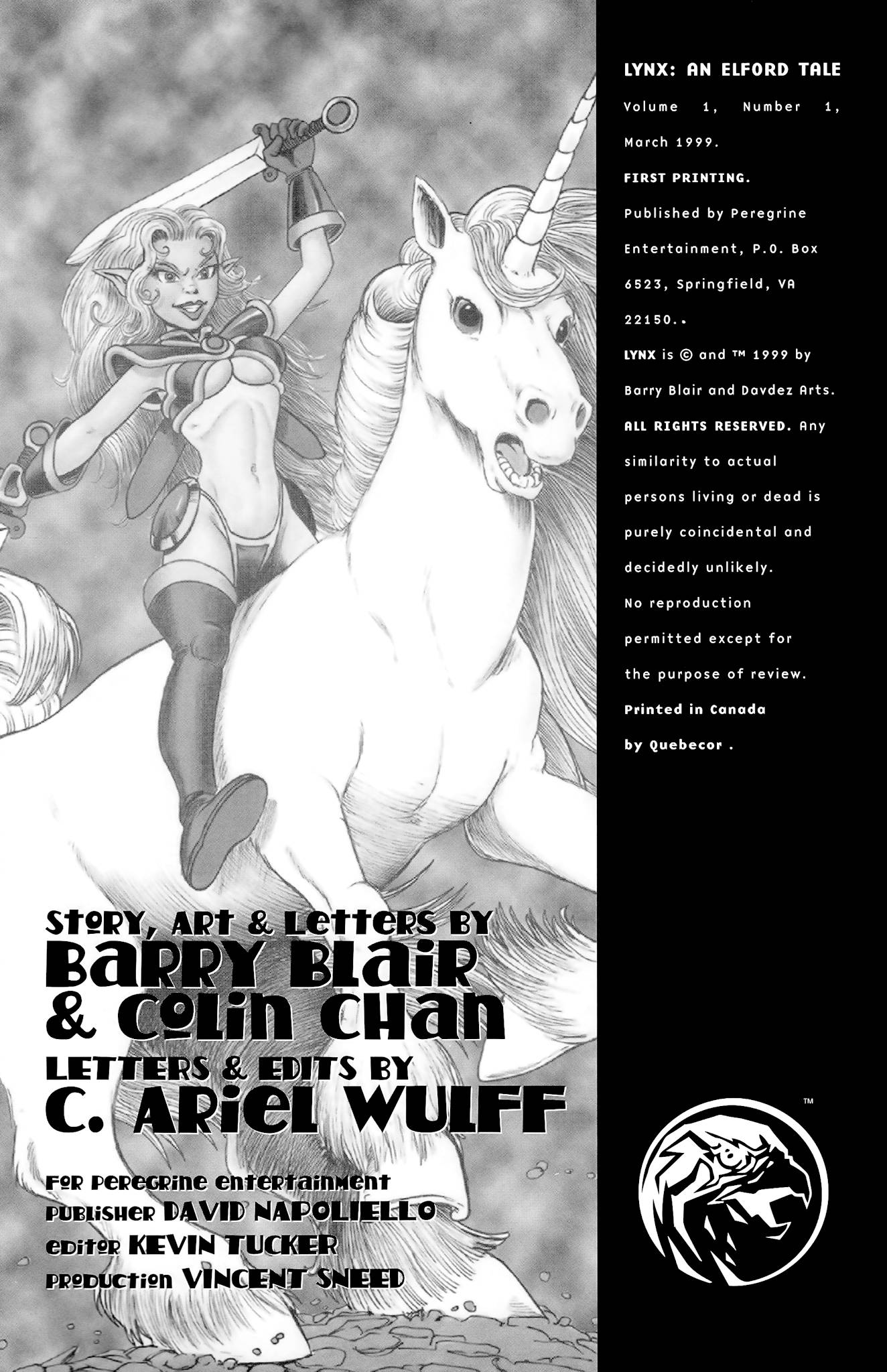 Read online Lynx, An Elflord Tale comic -  Issue # Full - 2