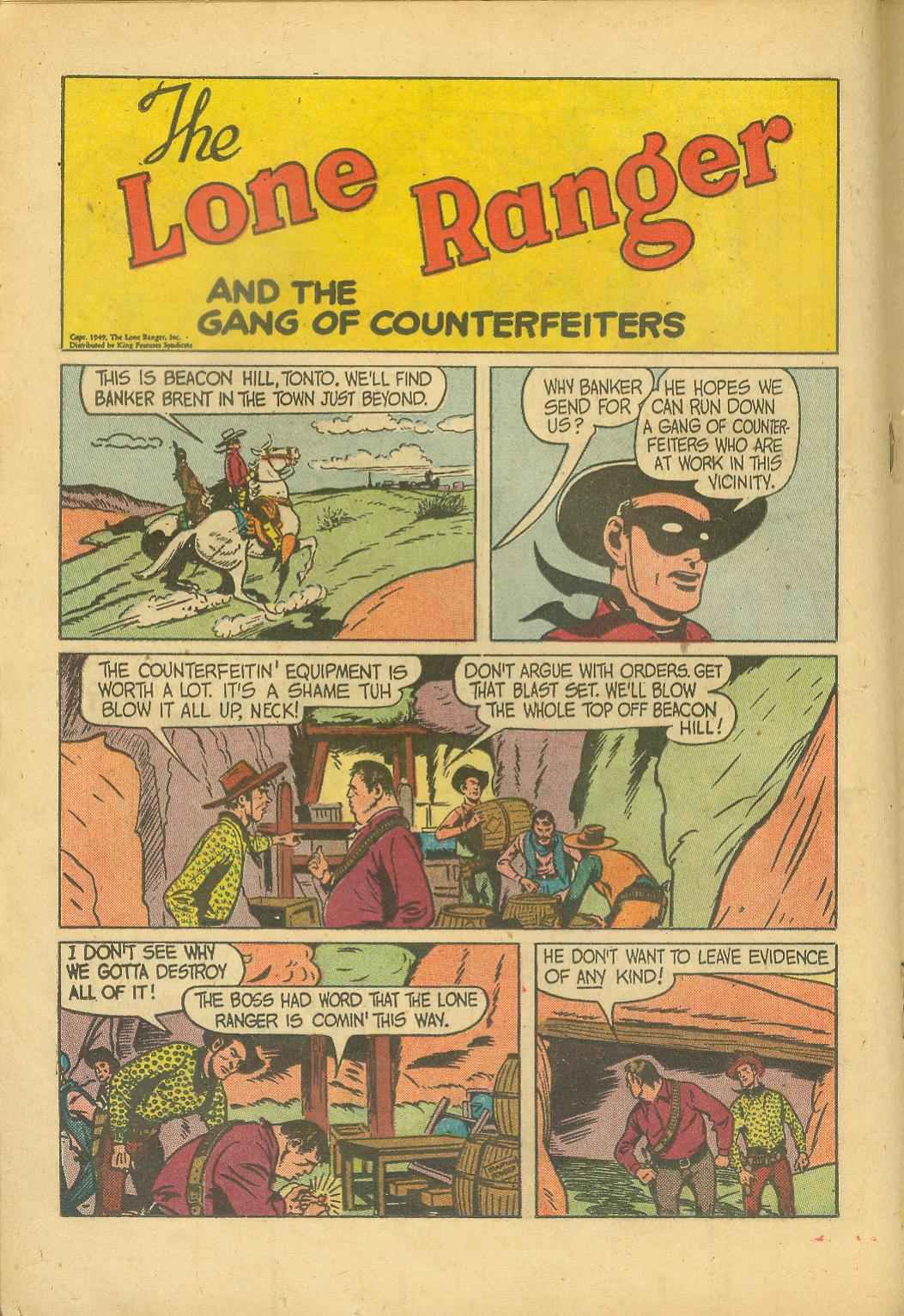 Read online The Lone Ranger (1948) comic -  Issue #25 - 26