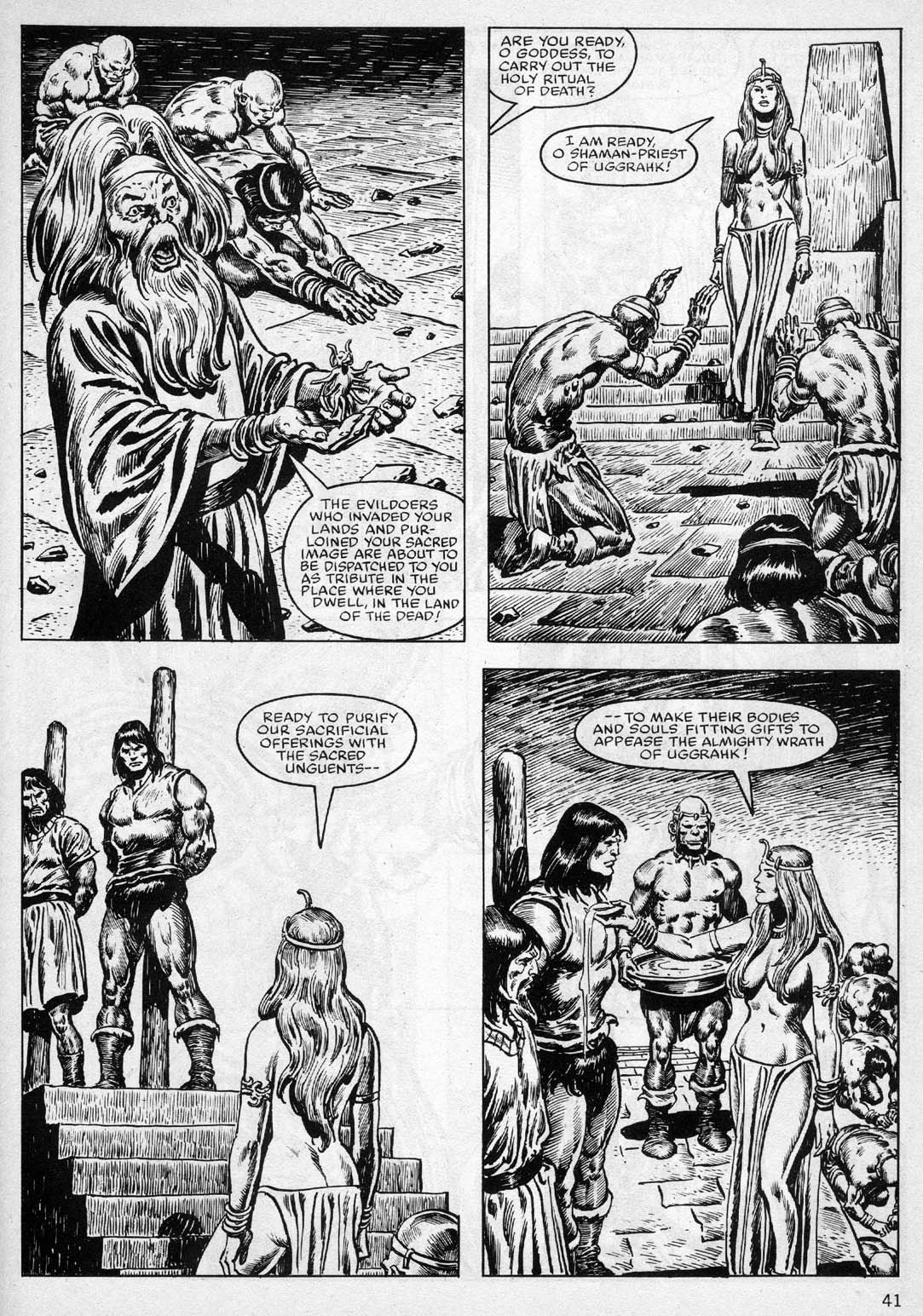 Read online The Savage Sword Of Conan comic -  Issue #100 - 37