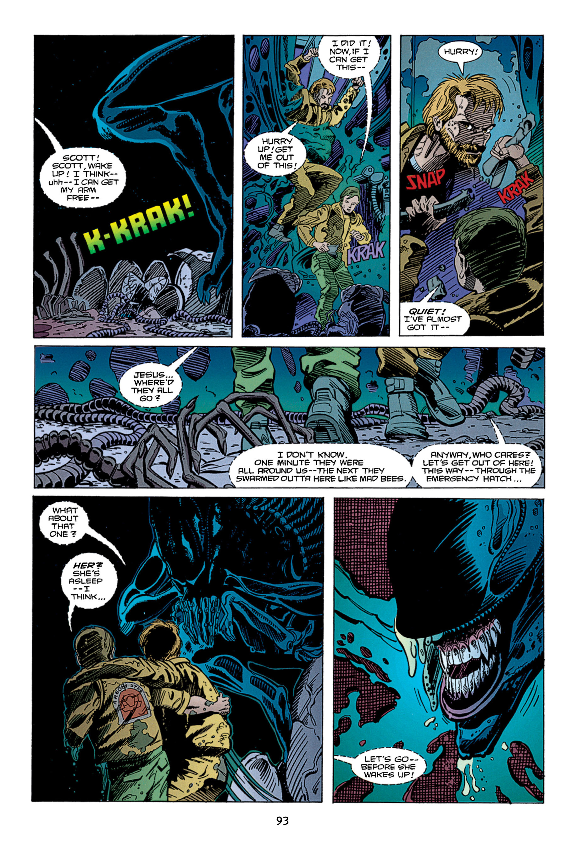 Read online Aliens vs. Predator Omnibus comic -  Issue # _TPB 1 Part 1 - 93
