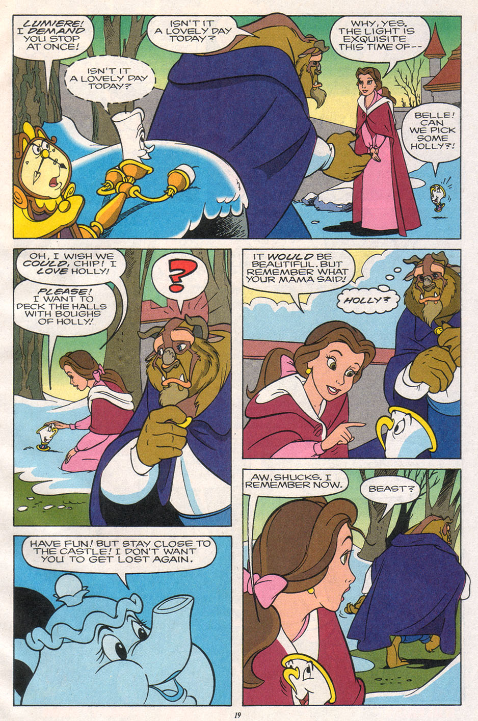 Read online Disney's Beauty and the Beast comic -  Issue #10 - 21