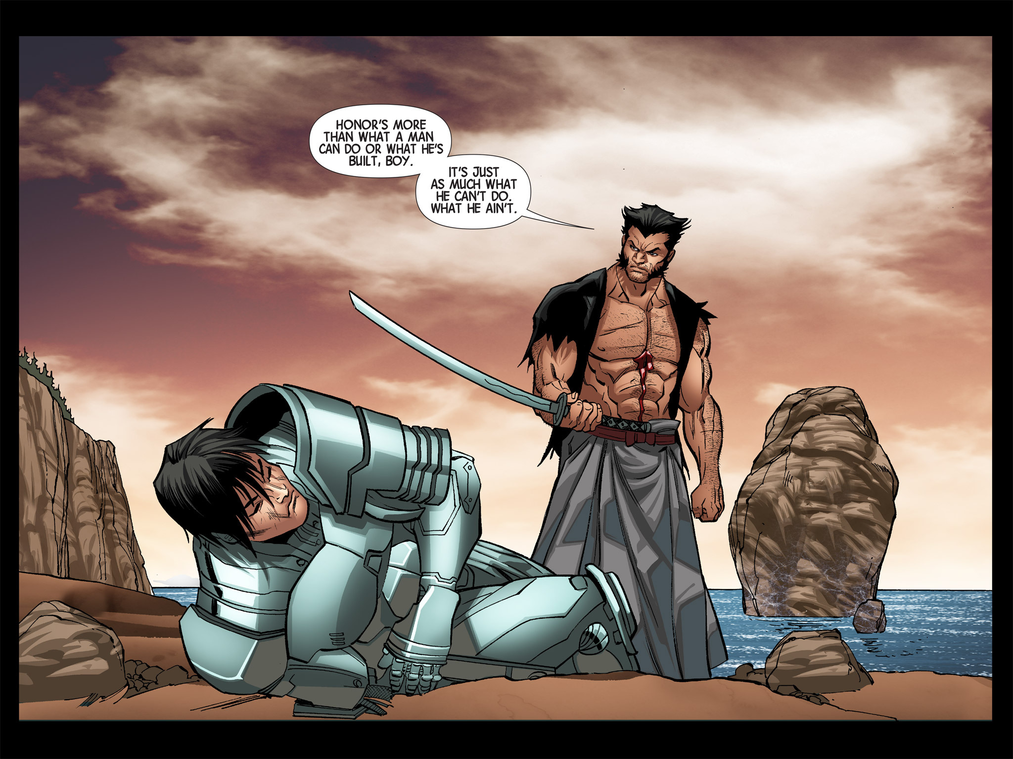 Read online Wolverine: Japan's Most Wanted comic -  Issue #13 - 55