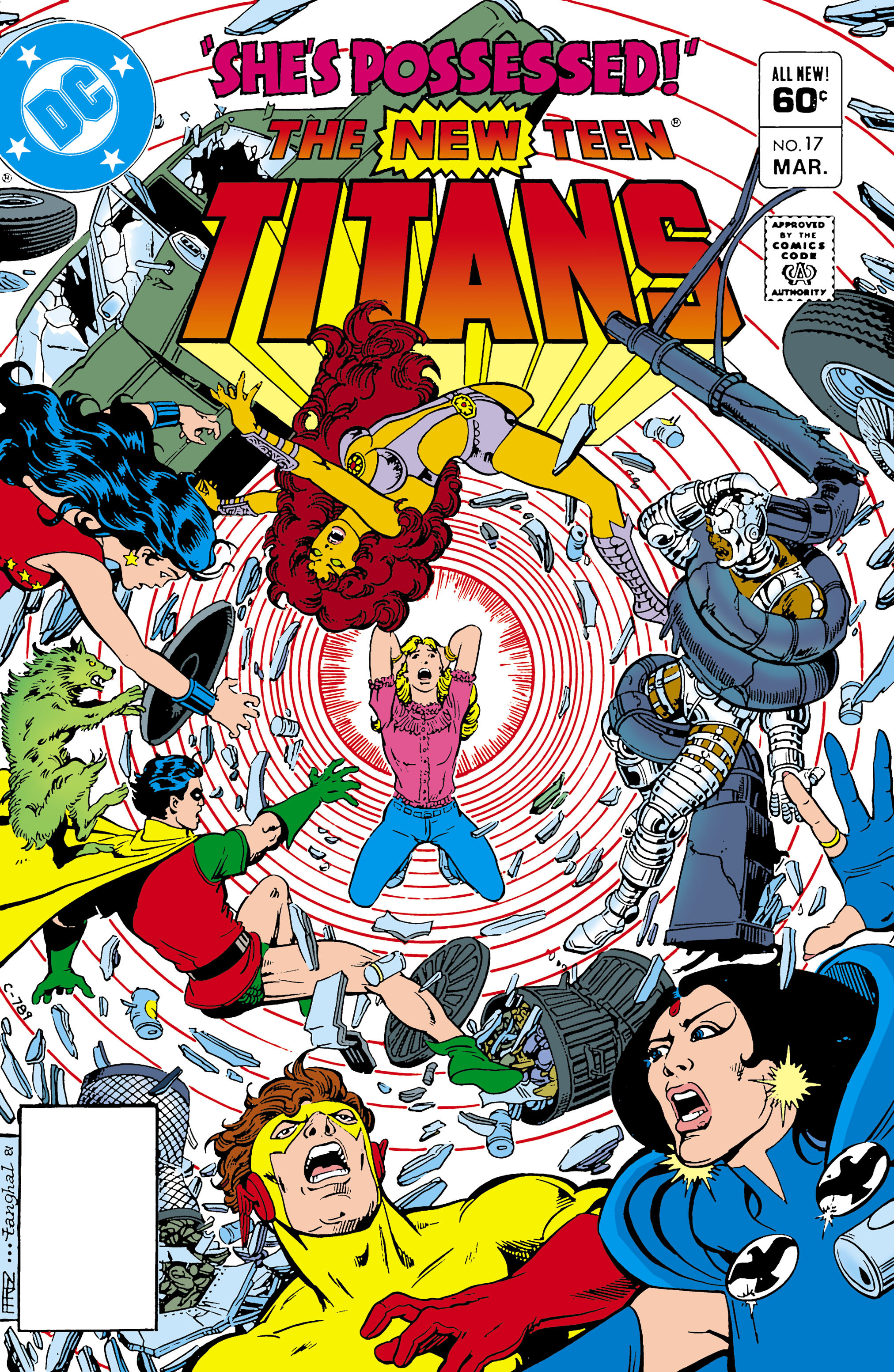 Read online The New Teen Titans (1980) comic -  Issue #17 - 1