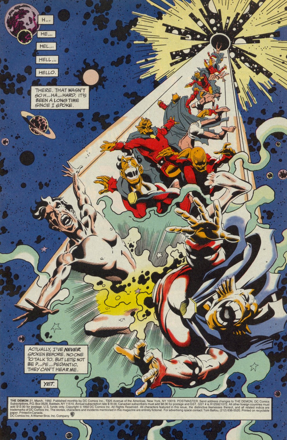 Read online The Demon (1990) comic -  Issue #21 - 2